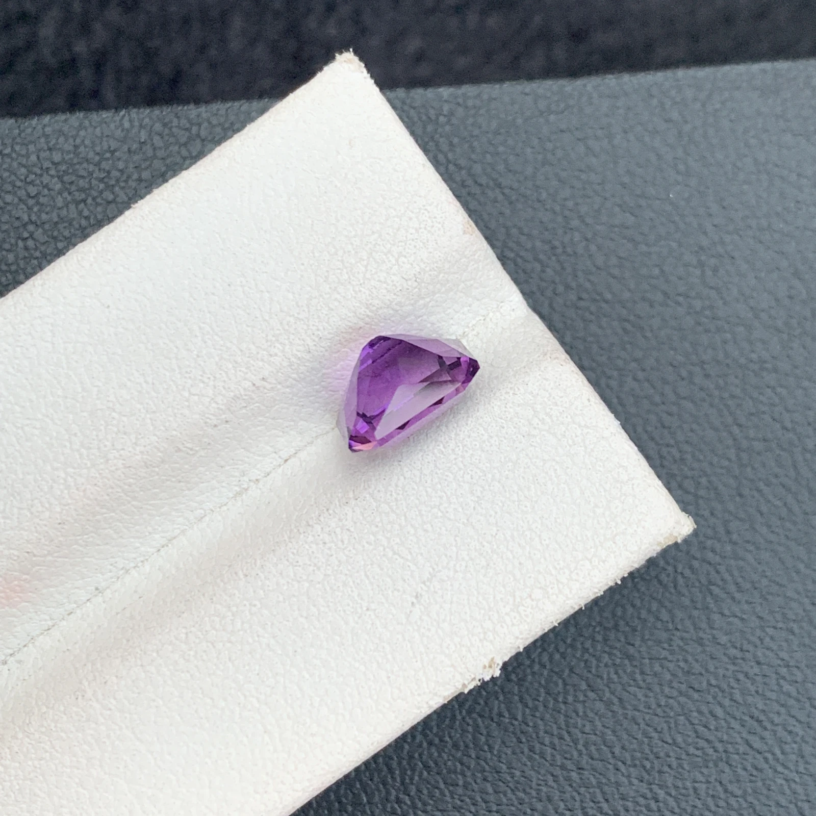 Natural Purple Amethyst 2.12 carat Faceted Octagon Fancy Cut Loose Gemstone