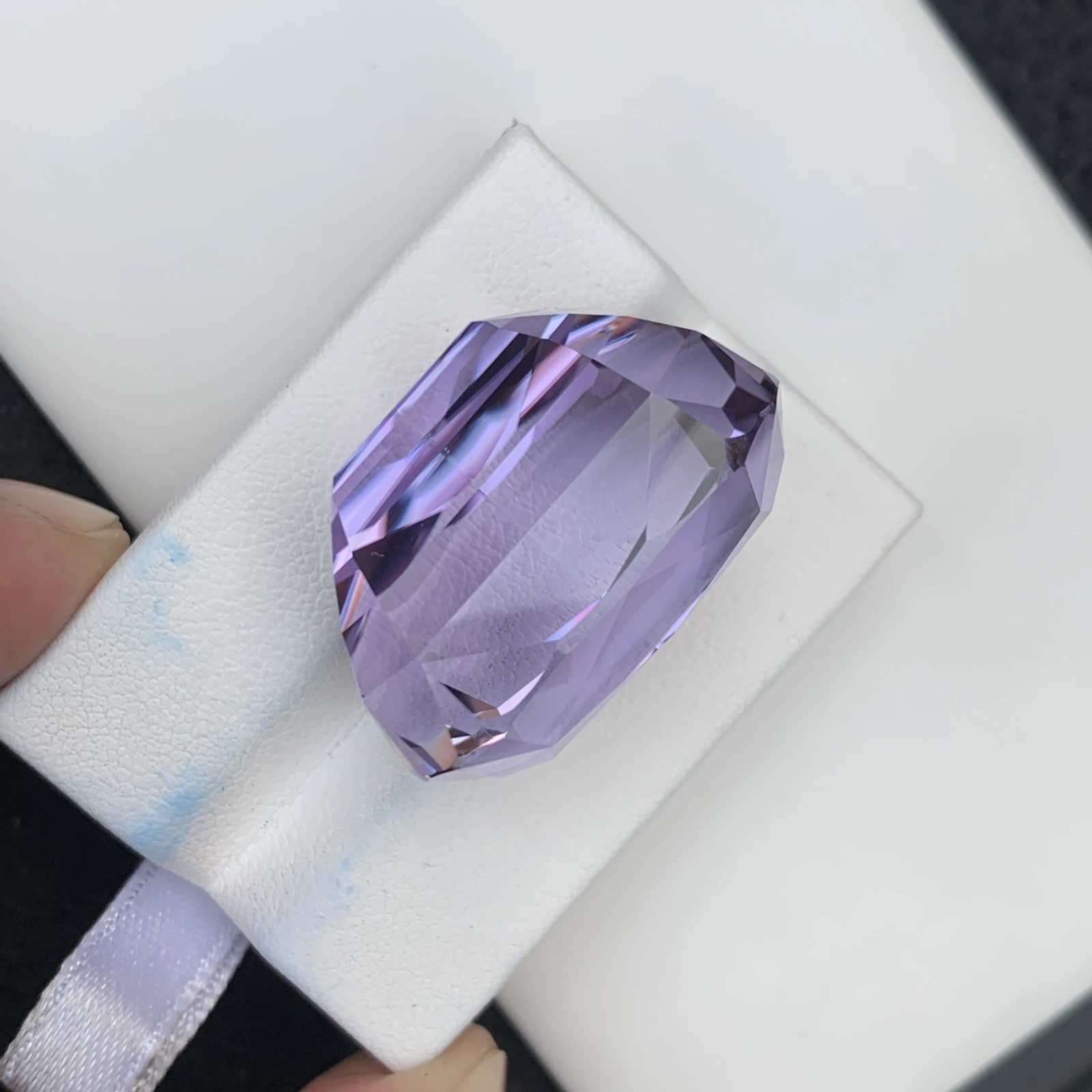 95.24 carat Unheated Natural Purple Kunizte Cushion Shape Loose Gemstone from Afghanisan