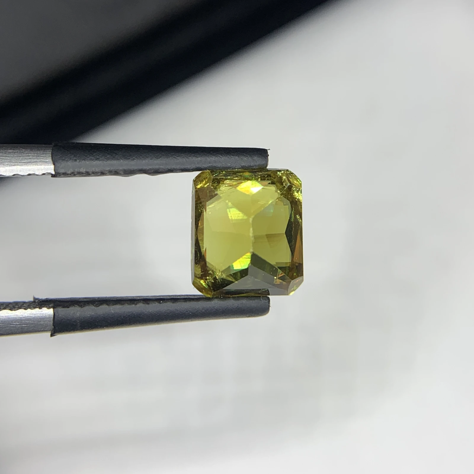 2.80 carat Natural Brown Sphene Cushion Shape Faceted Loose Gemstone