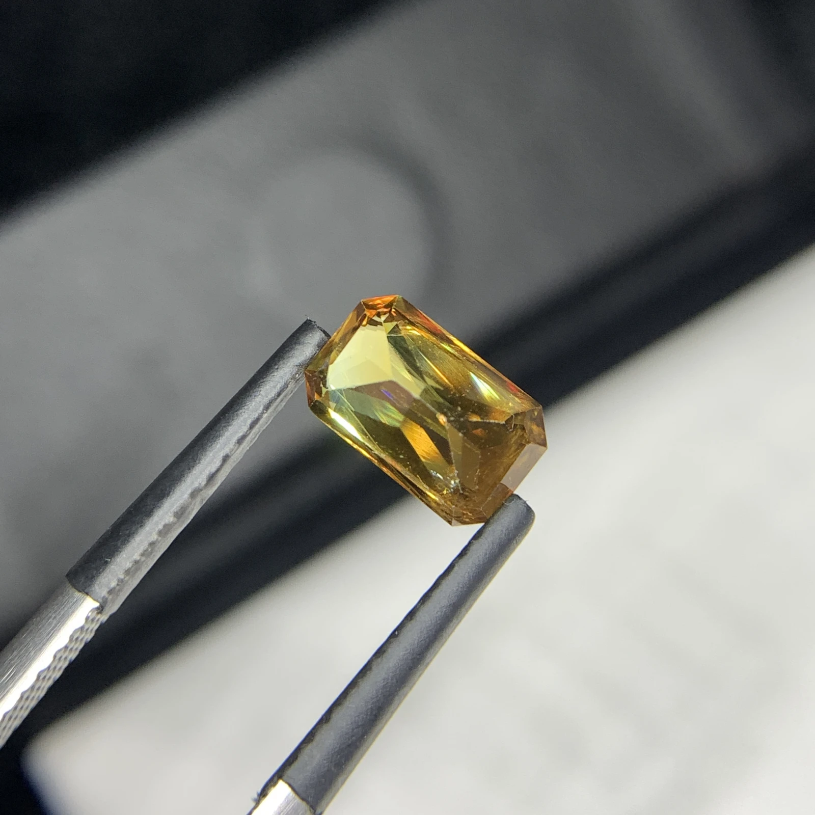 2.11 carat Natural Brown Sphene Octagon Shape Faceted Loose Gemstone