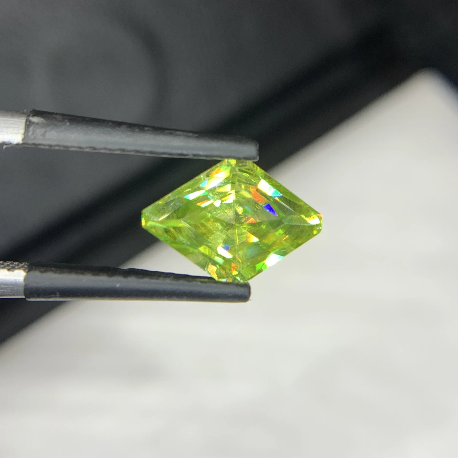 1.60 carat Natural Green Sphene Fancy Shape Loose Gemstone