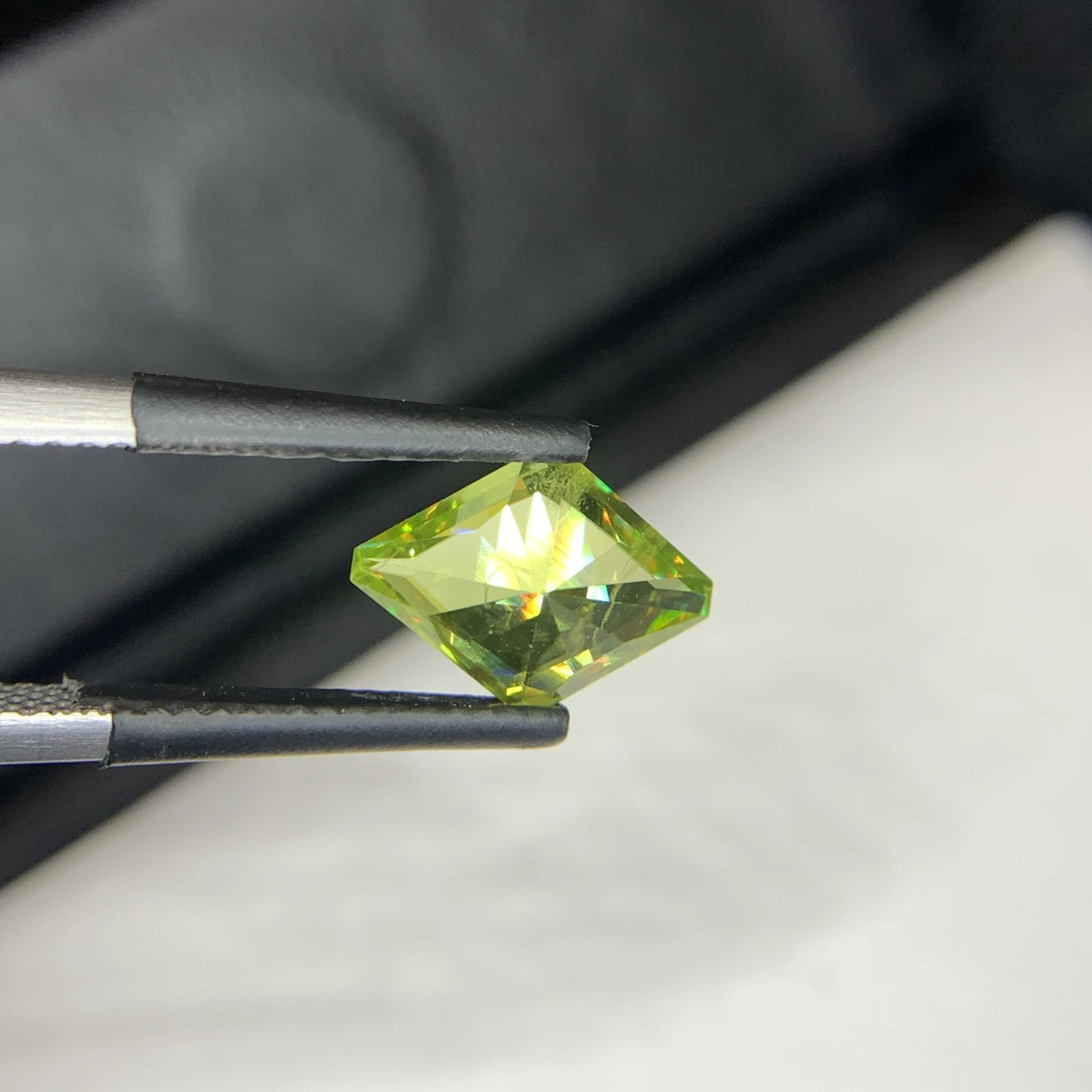 1.60 carat Natural Green Sphene Fancy Shape Loose Gemstone