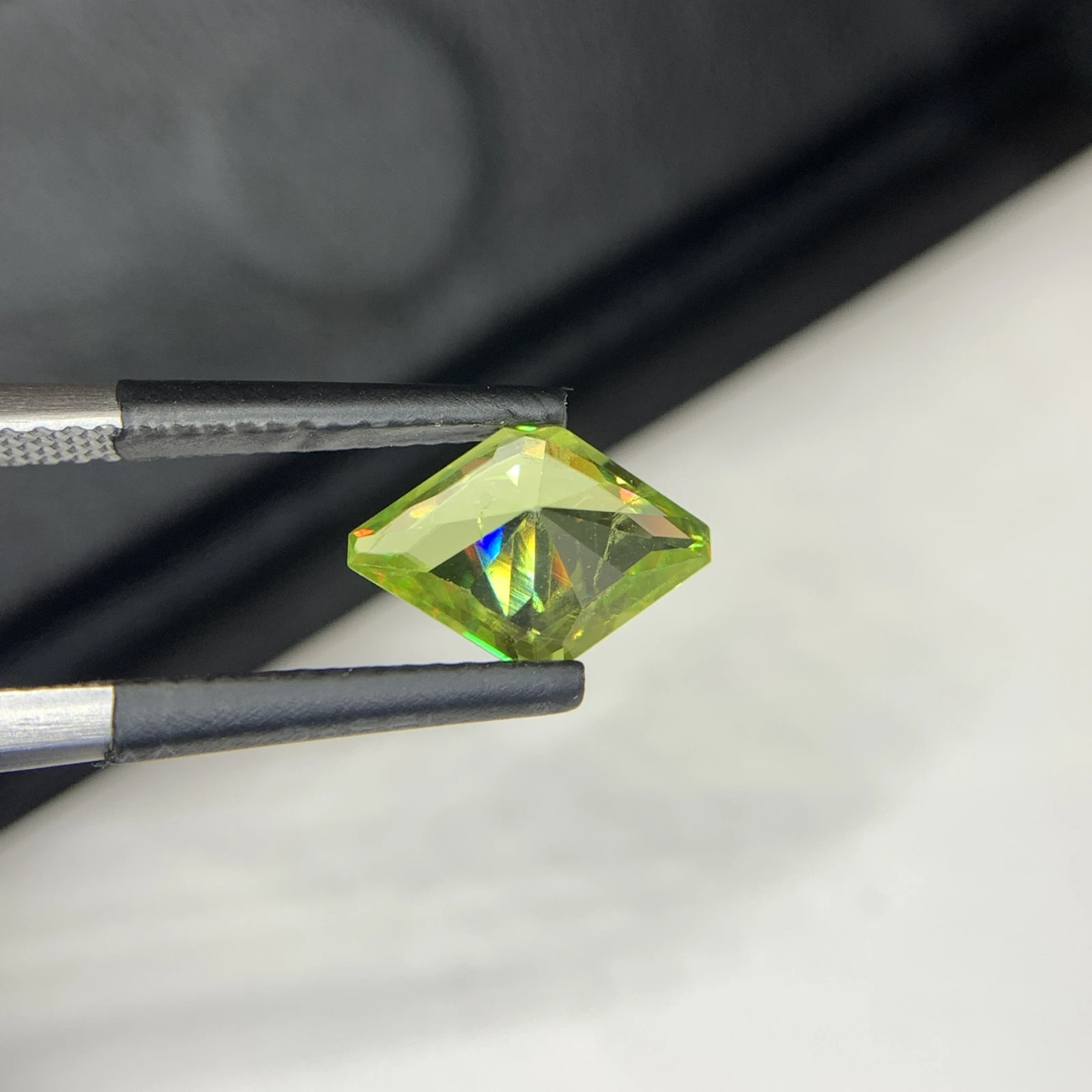 1.60 carat Natural Green Sphene Fancy Shape Loose Gemstone