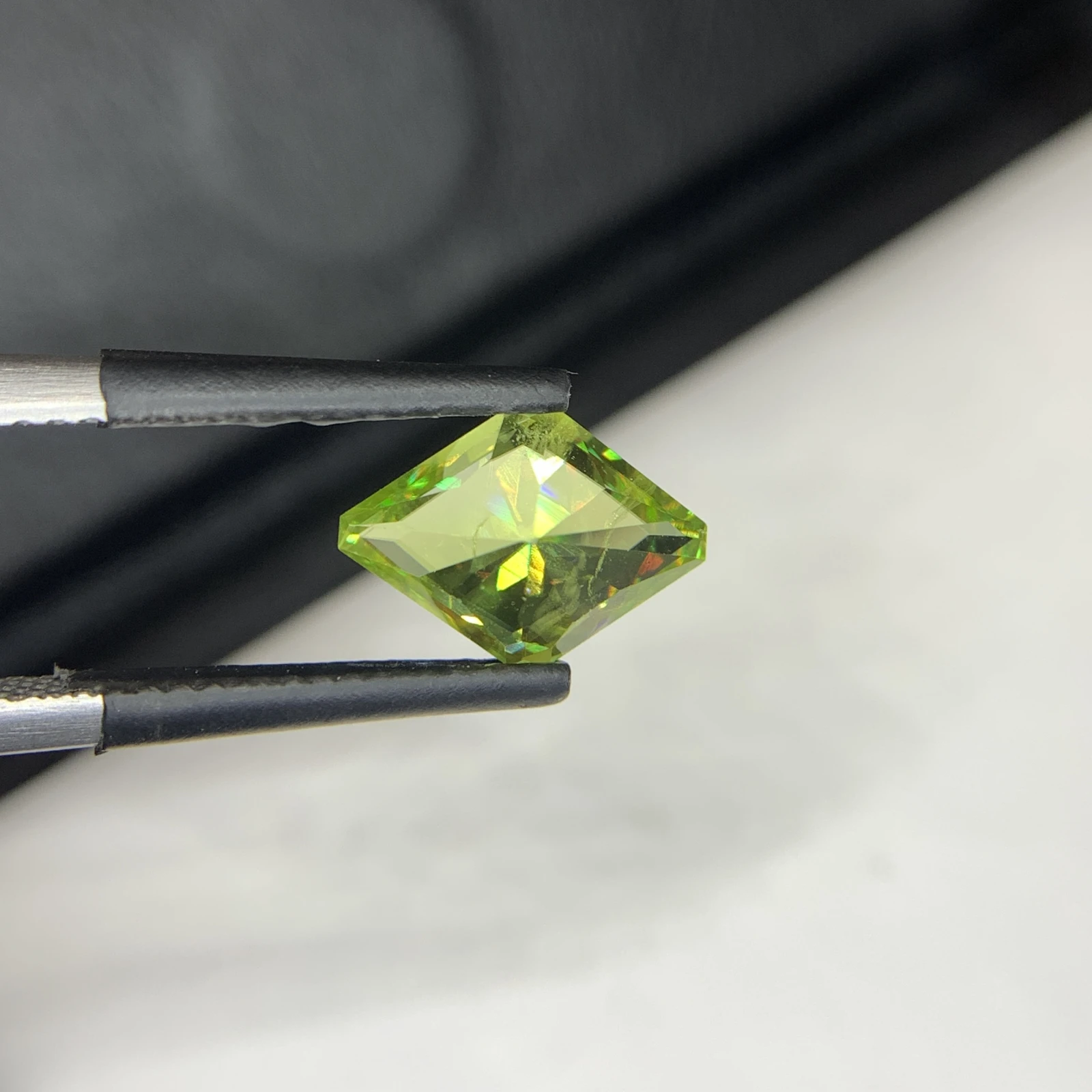 1.60 carat Natural Green Sphene Fancy Shape Loose Gemstone