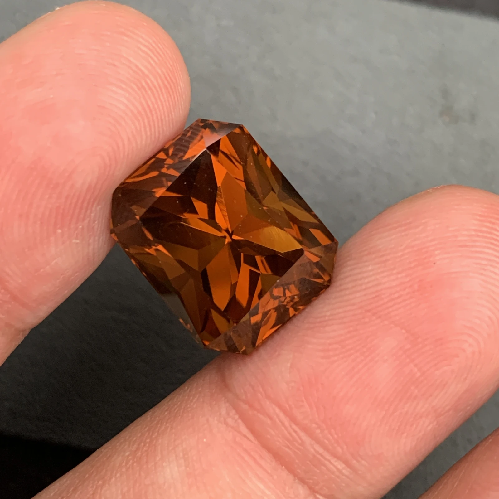 Natural Citrine 21.30 Carats Amber Tone Display Healing Crystal Gemstone For Statement Jewelry