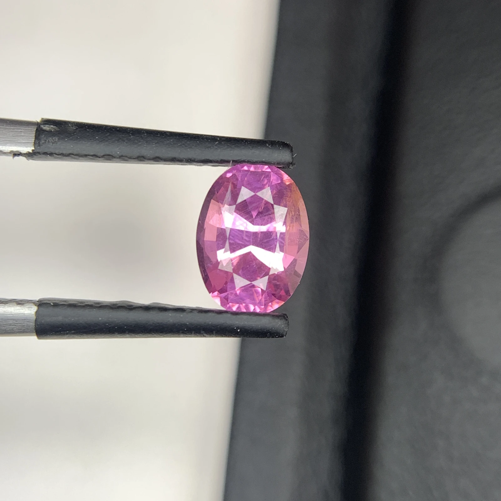 Natural Mahenge Pink Spinel 1.61 Carat Faceted Oval Shape Loose Gemstone