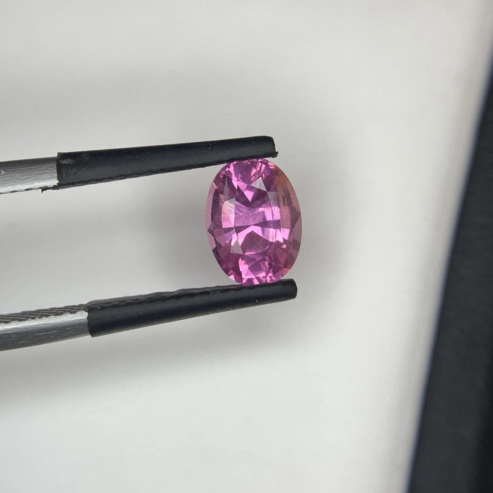 Natural Mahenge Pink Spinel 1.61 Carat Faceted Oval Shape Loose Gemstone