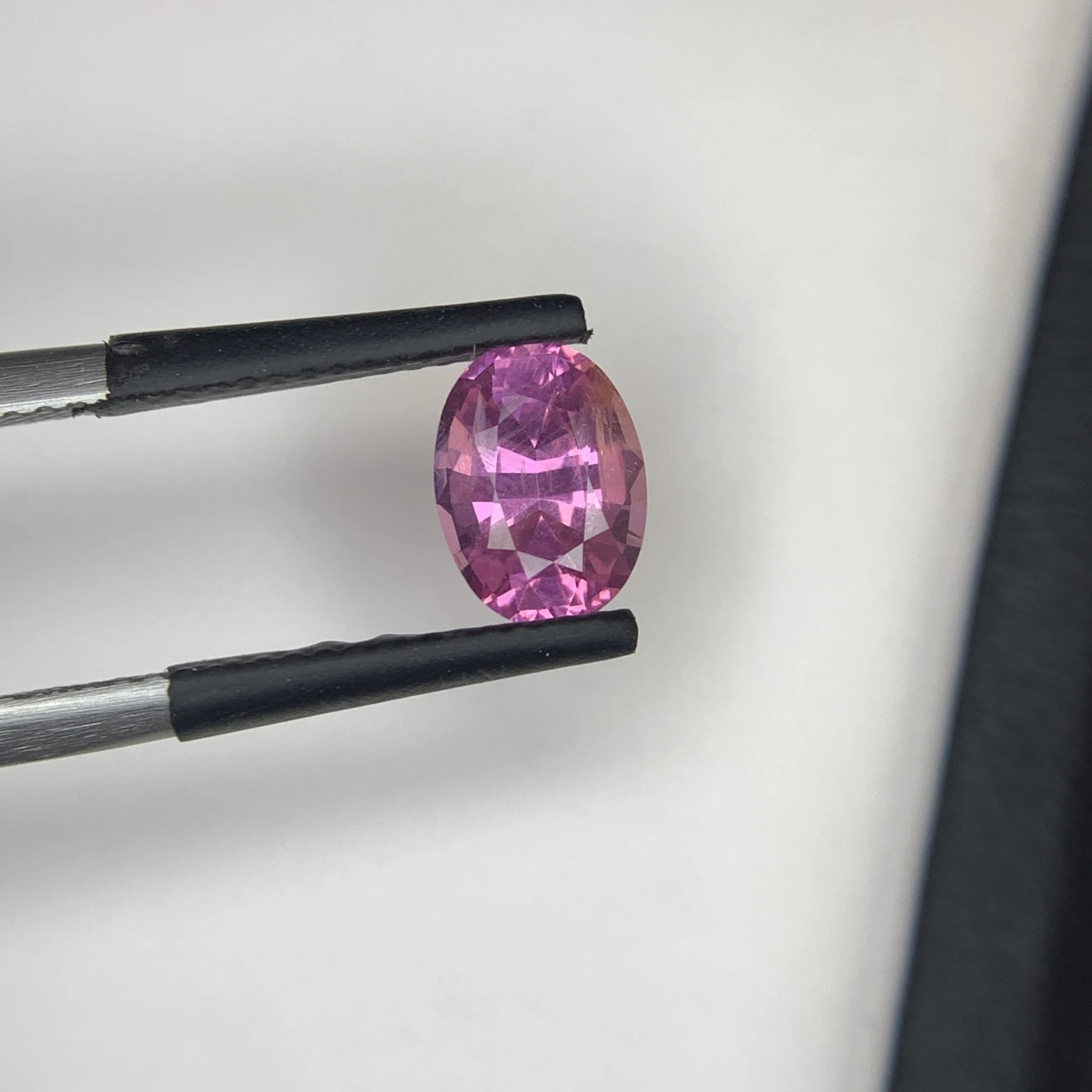 Natural Mahenge Pink Spinel 1.61 Carat Faceted Oval Shape Loose Gemstone