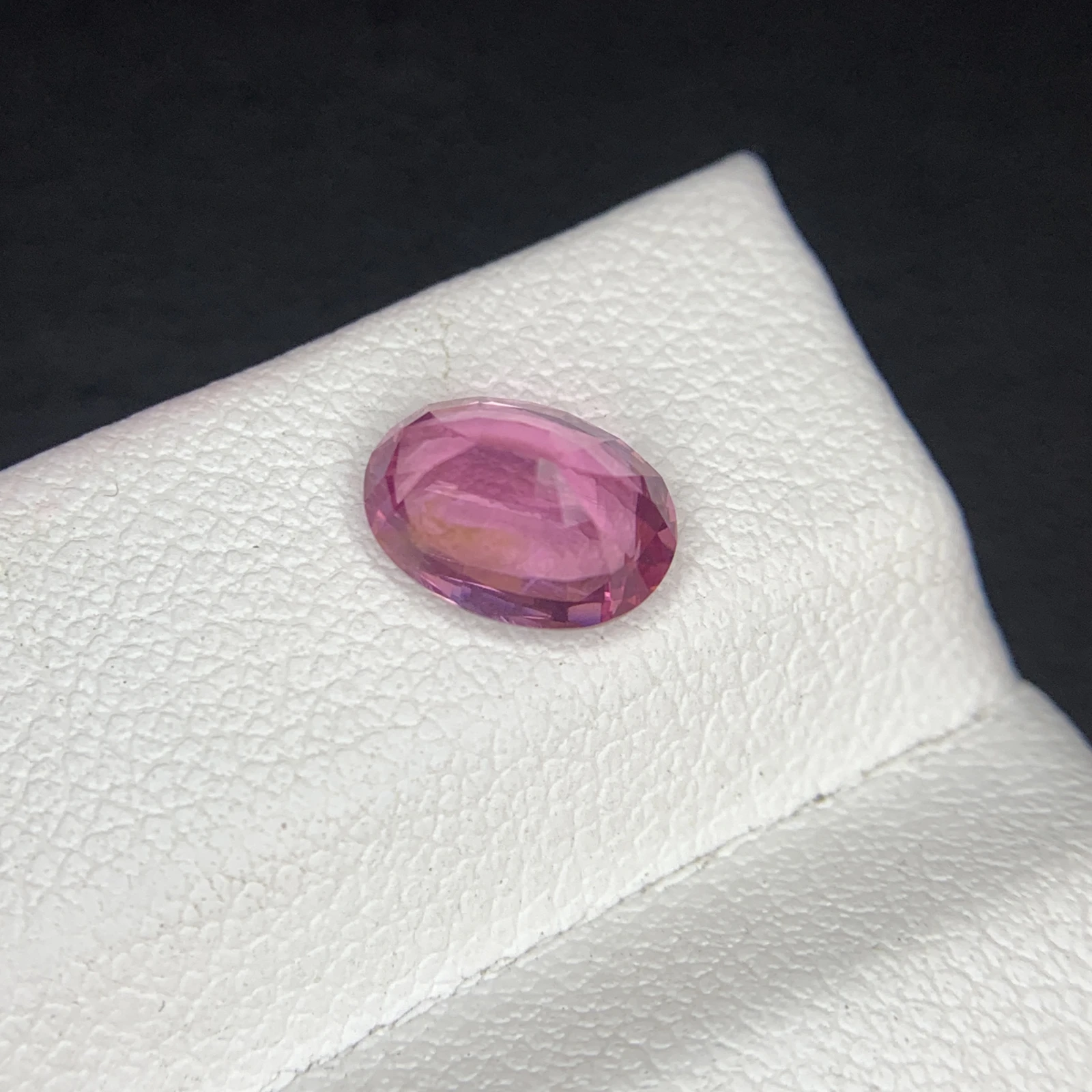 Natural Mahenge Pink Spinel 1.61 Carat Faceted Oval Shape Loose Gemstone