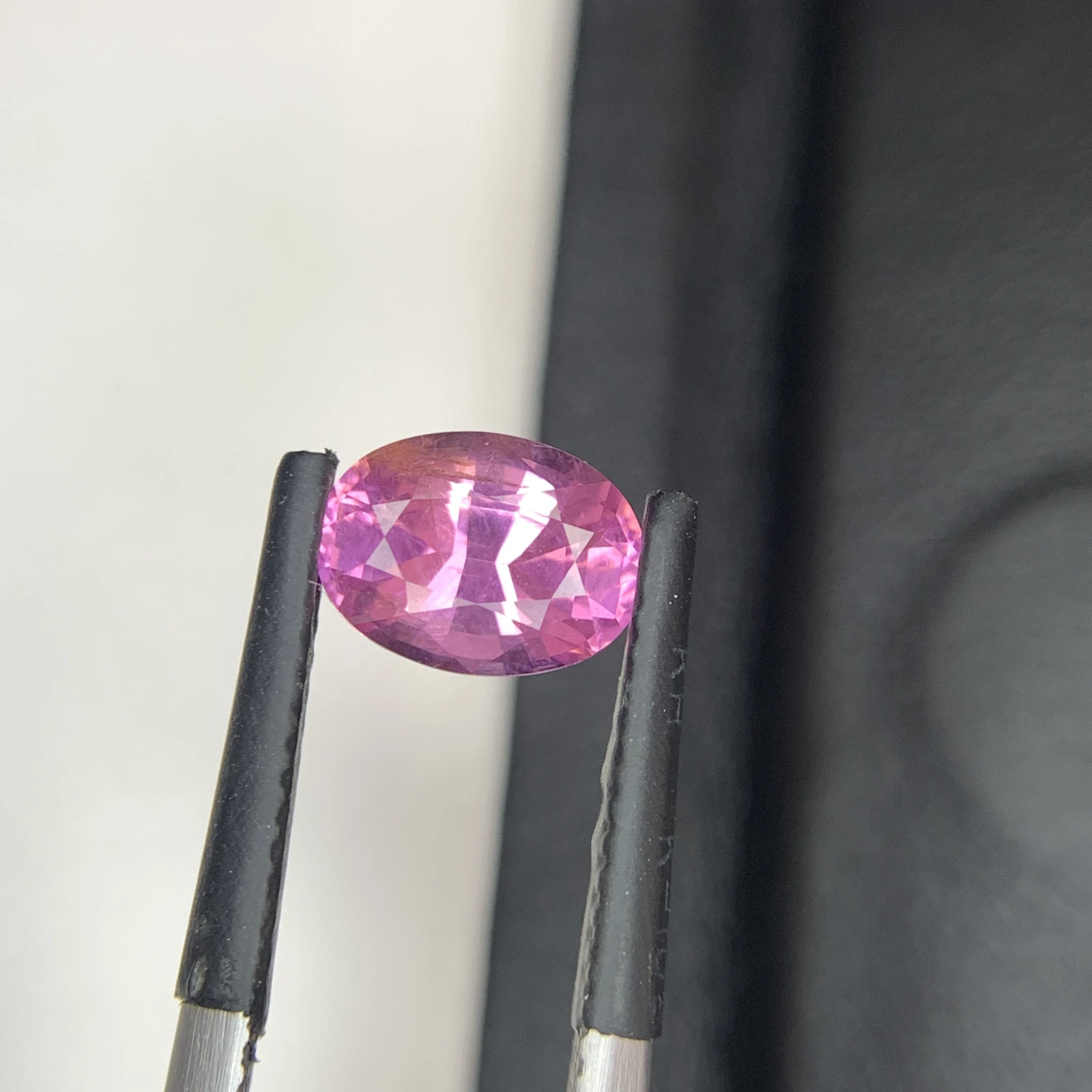 Natural Mahenge Pink Spinel 1.61 Carat Faceted Oval Shape Loose Gemstone