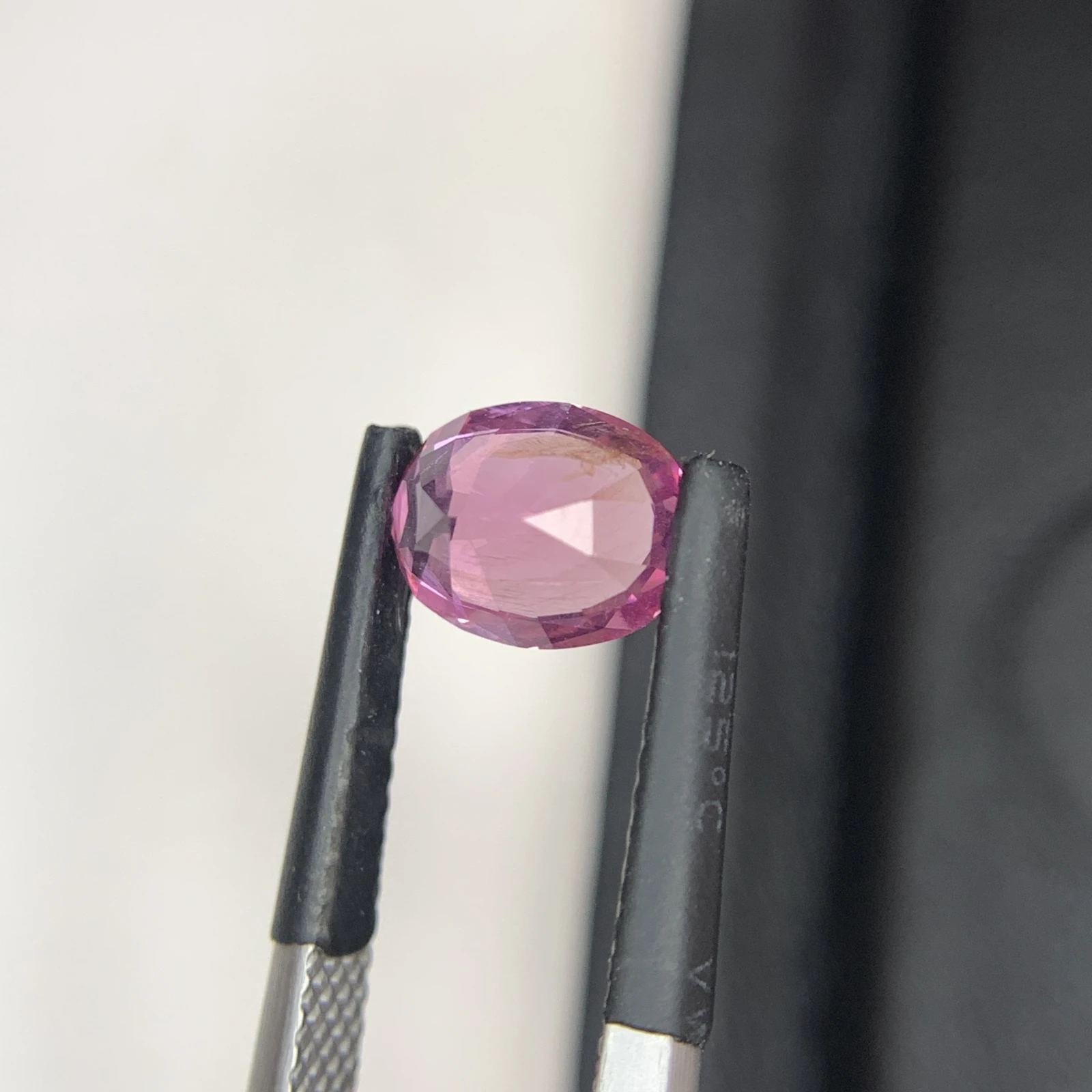 Natural Mahenge Pink Spinel 1.61 Carat Faceted Oval Shape Loose Gemstone