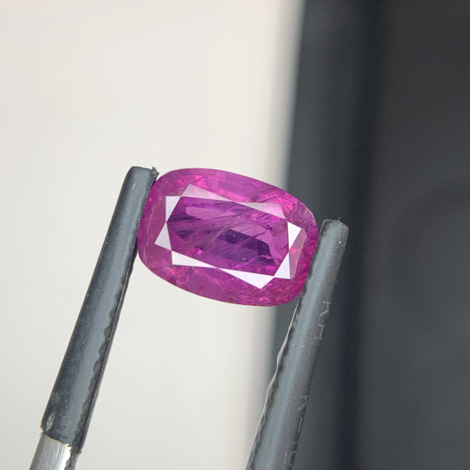 Natural Kashmir Sapphire 2.40 Carat Cushion Shape Faceted Loose Gemstone