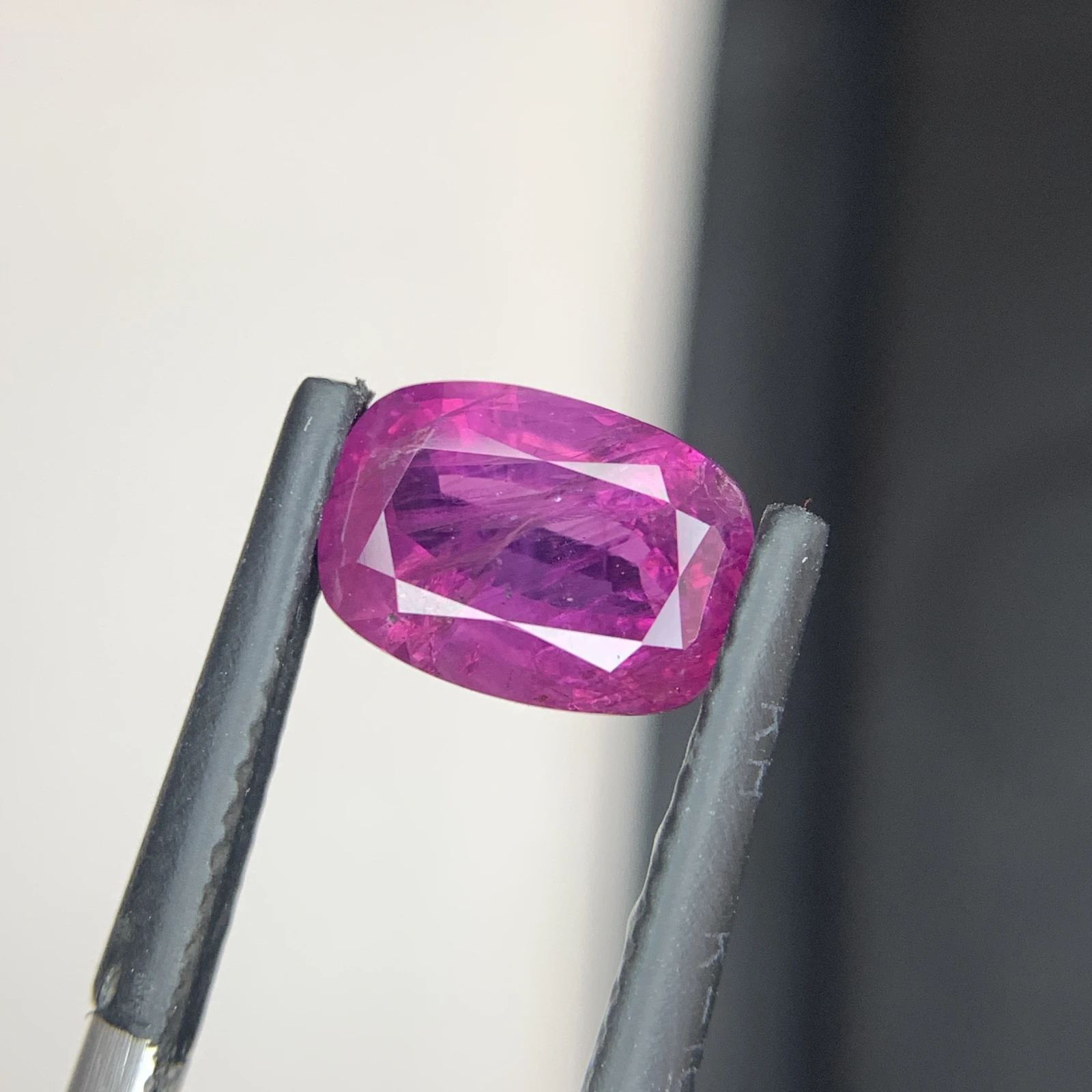 Natural Kashmir Sapphire 2.40 Carat Cushion Shape Faceted Loose Gemstone