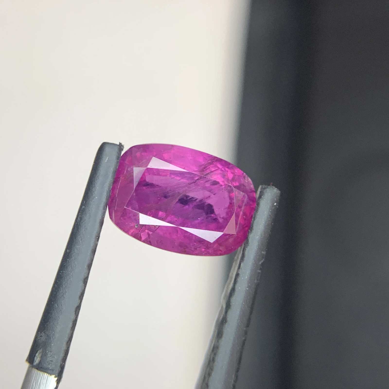 Natural Kashmir Sapphire 2.40 Carat Cushion Shape Faceted Loose Gemstone