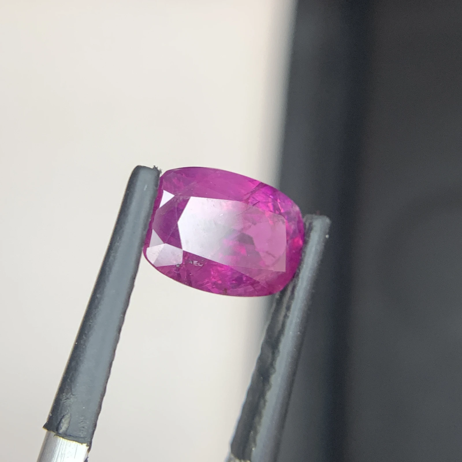 Natural Kashmir Sapphire 2.40 Carat Cushion Shape Faceted Loose Gemstone