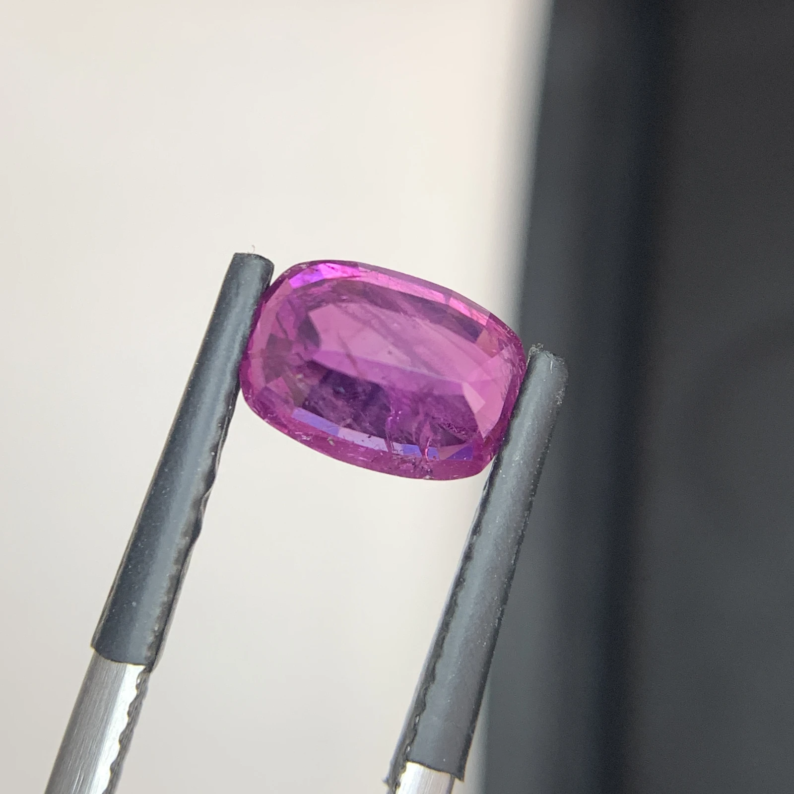 Natural Kashmir Sapphire 2.40 Carat Cushion Shape Faceted Loose Gemstone