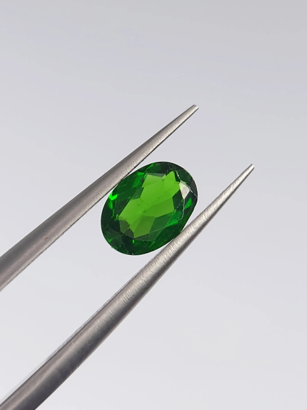 0.73ct Natural Oval Cut Chrome Diopside From Pakistan