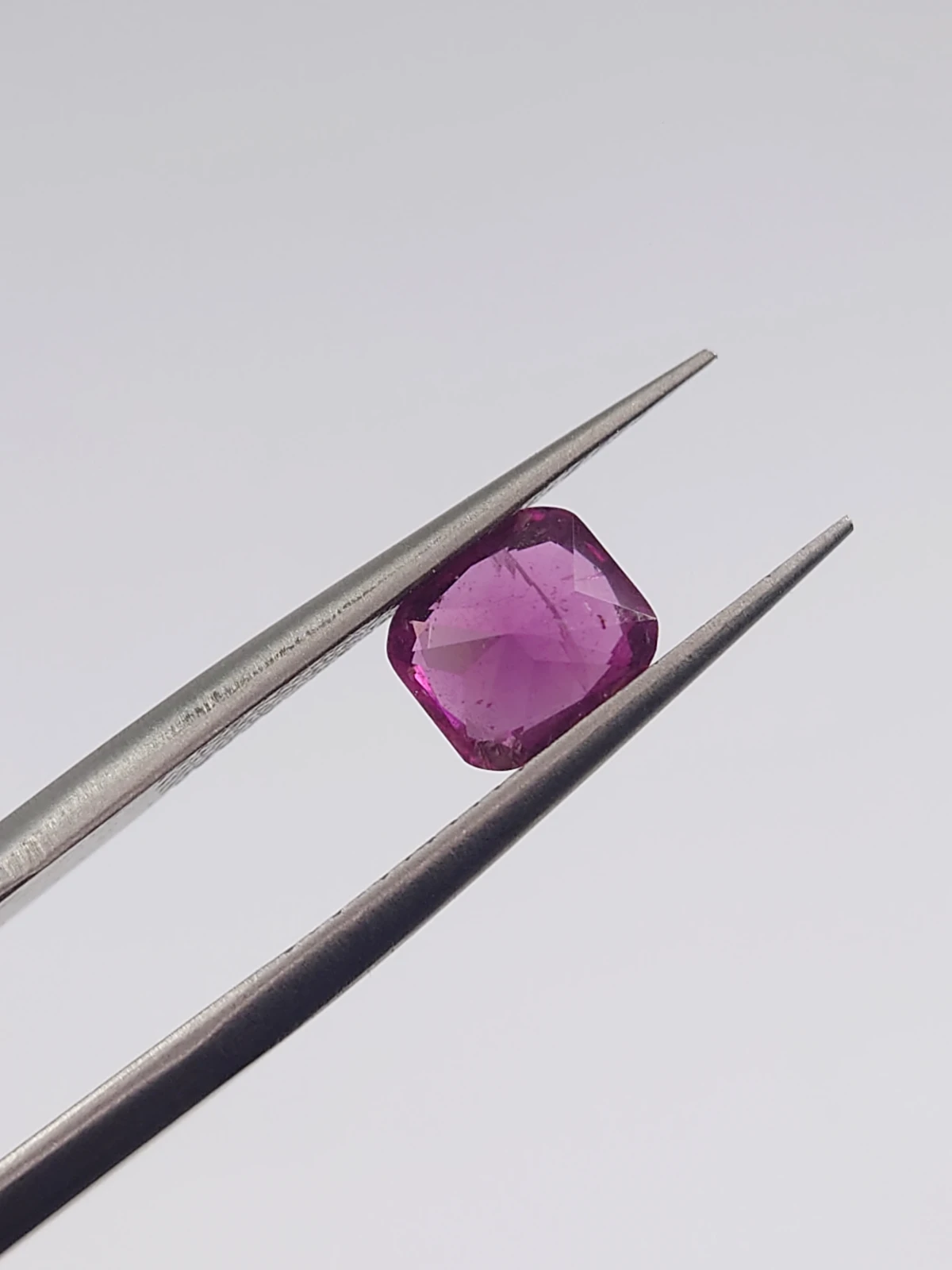 1.08ct Natural Malaya Garnet in Modified Cushion Cut from Tanzania