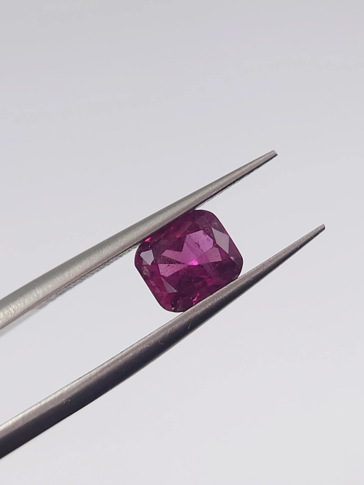 1.08ct Natural Malaya Garnet in Modified Cushion Cut from Tanzania