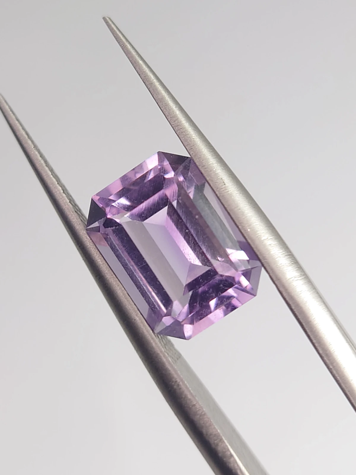 2.7ct Natural Amethyst Ascher Cut Loose From Nigeria