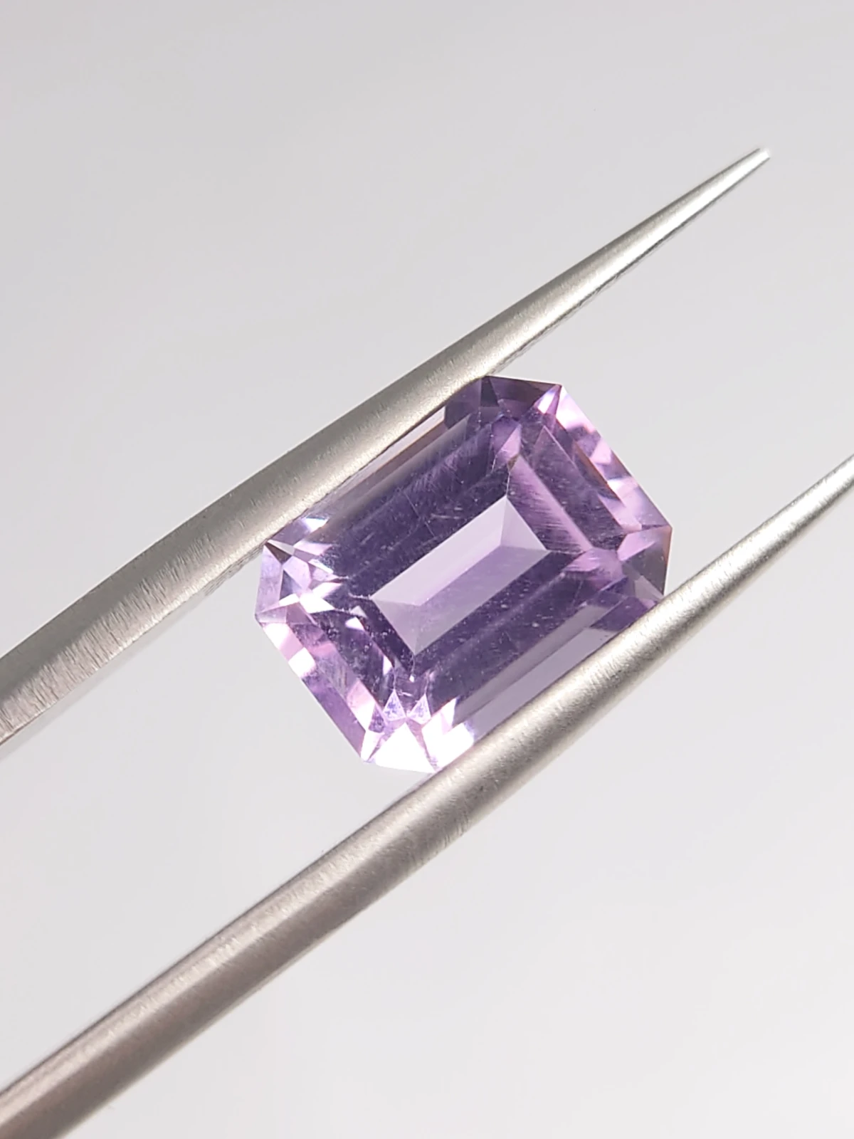 2.7ct Natural Amethyst Ascher Cut Loose From Nigeria