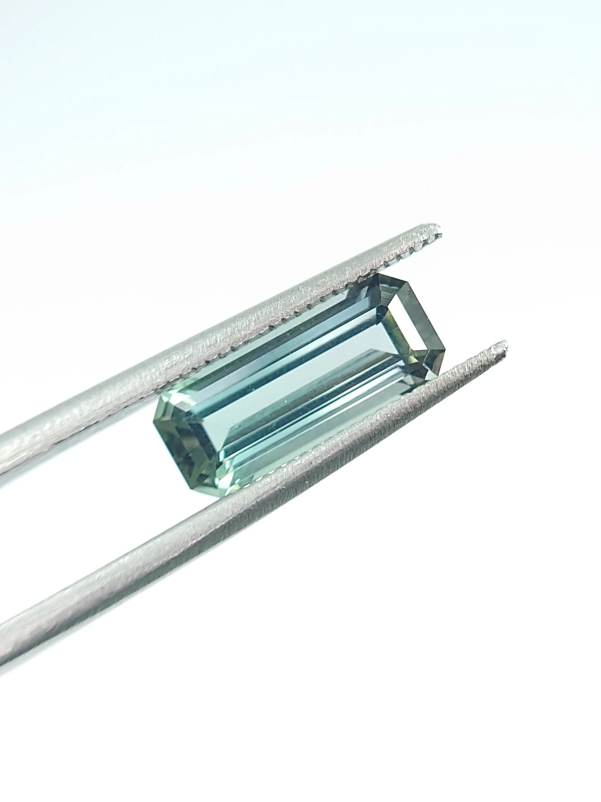 2.23ct Natural Lagoon Tourmaline Emerald Cut Gemstone  From Afghanistan