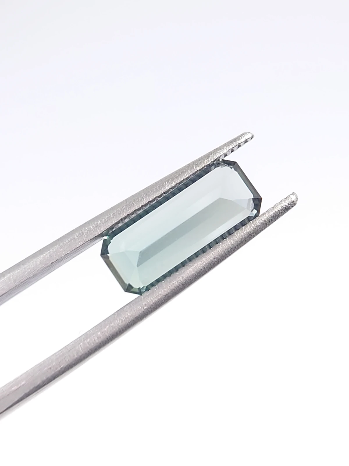 2.23ct Natural Lagoon Tourmaline Emerald Cut Gemstone  From Afghanistan