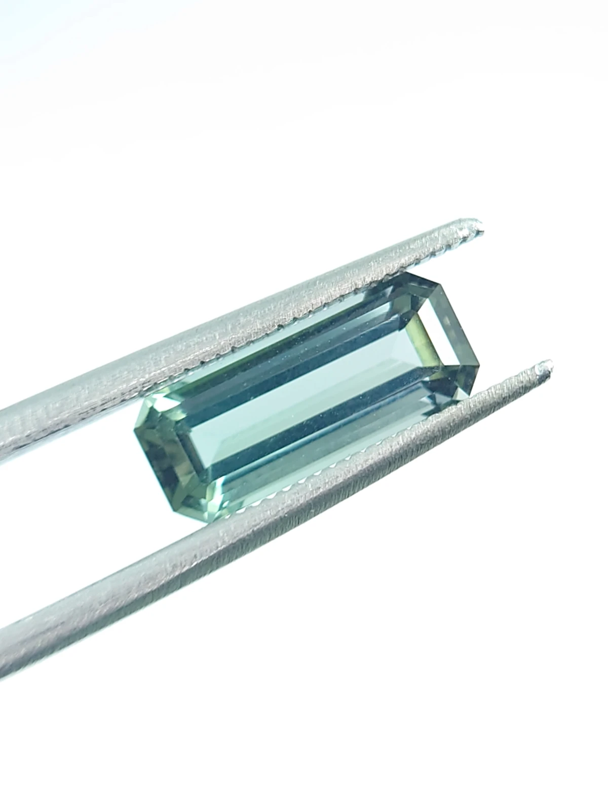 2.23ct Natural Lagoon Tourmaline Emerald Cut Gemstone  From Afghanistan