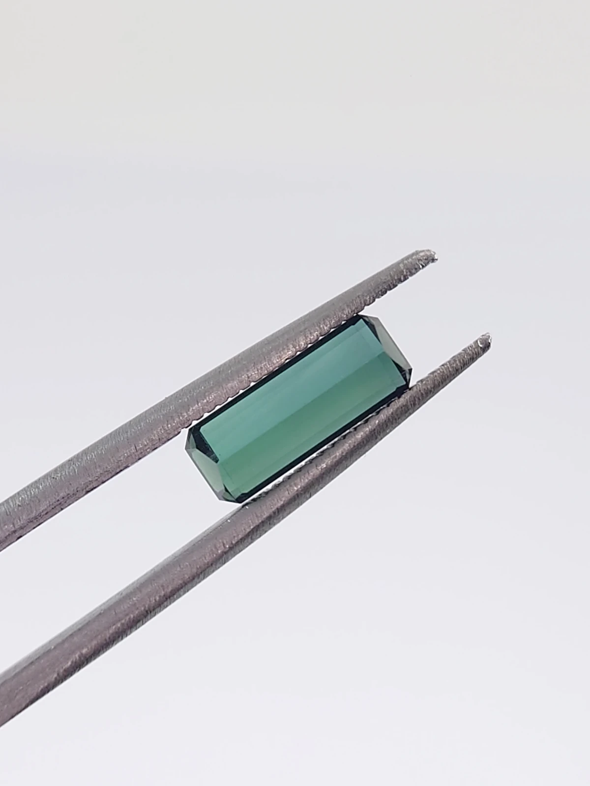 1.30ct Natural Teal Tourmaline Step Cut Loose Gemstone From Afghanistan
