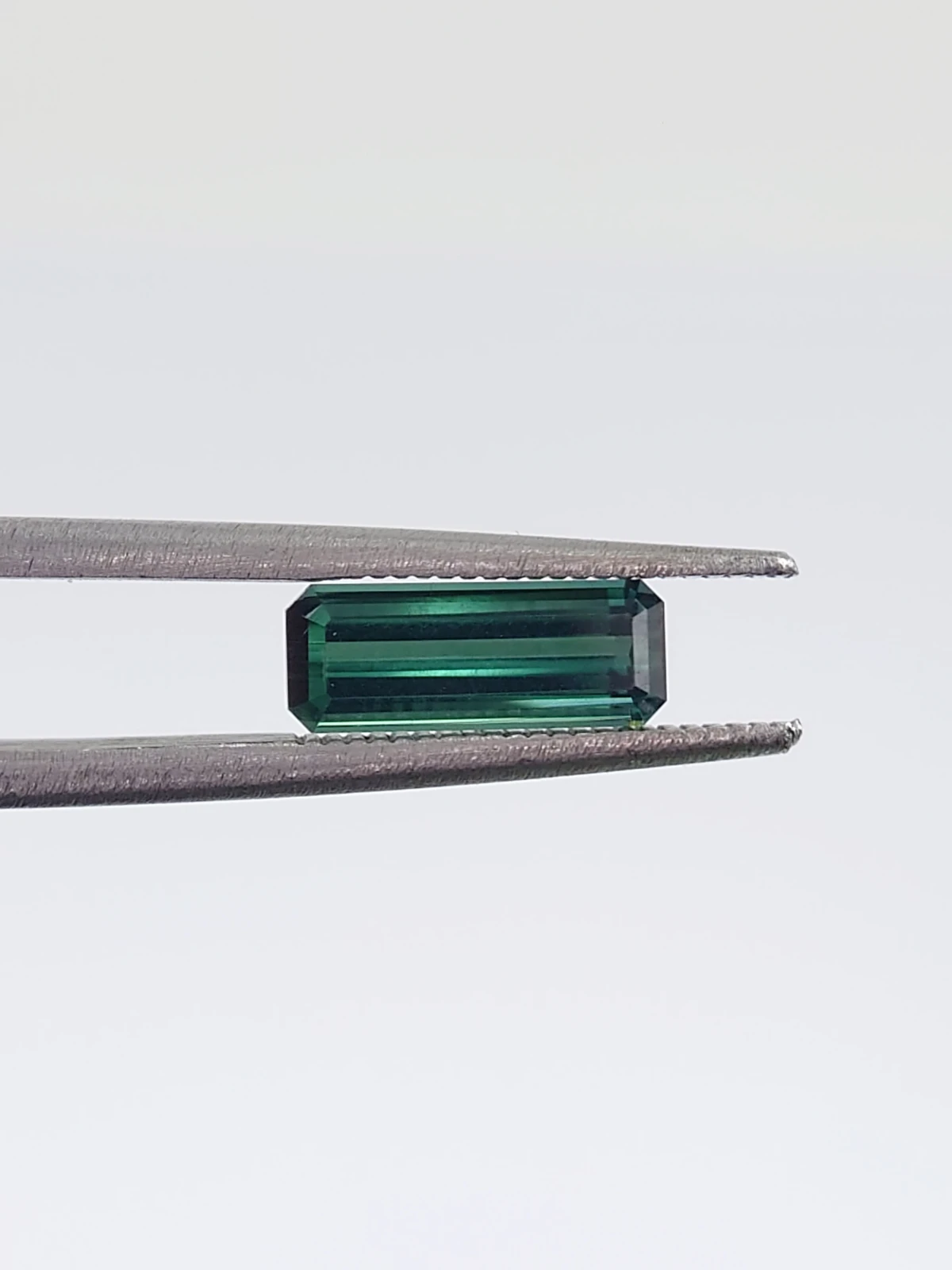 1.30ct Natural Teal Tourmaline Step Cut Loose Gemstone From Afghanistan
