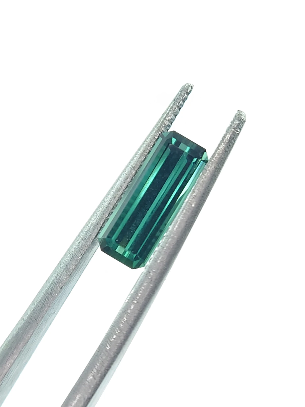 1.30ct Natural Teal Tourmaline Step Cut Loose Gemstone From Afghanistan