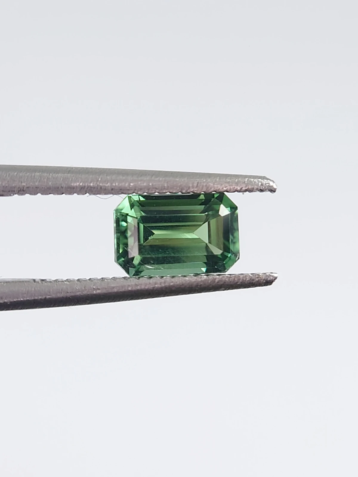 0.74ct Natural Green Tourmaline Ascher Cut Loose Gemstone From Afghanistan