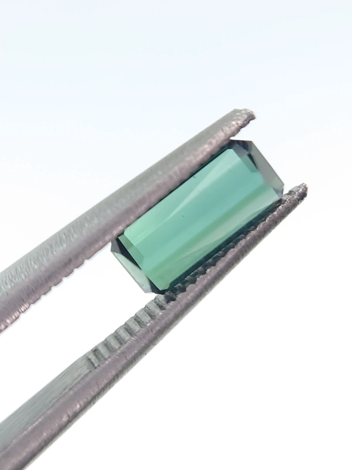 0.88ct Natural Dark Green Octagon Step Cut Loose Gemstone From Afghanistan