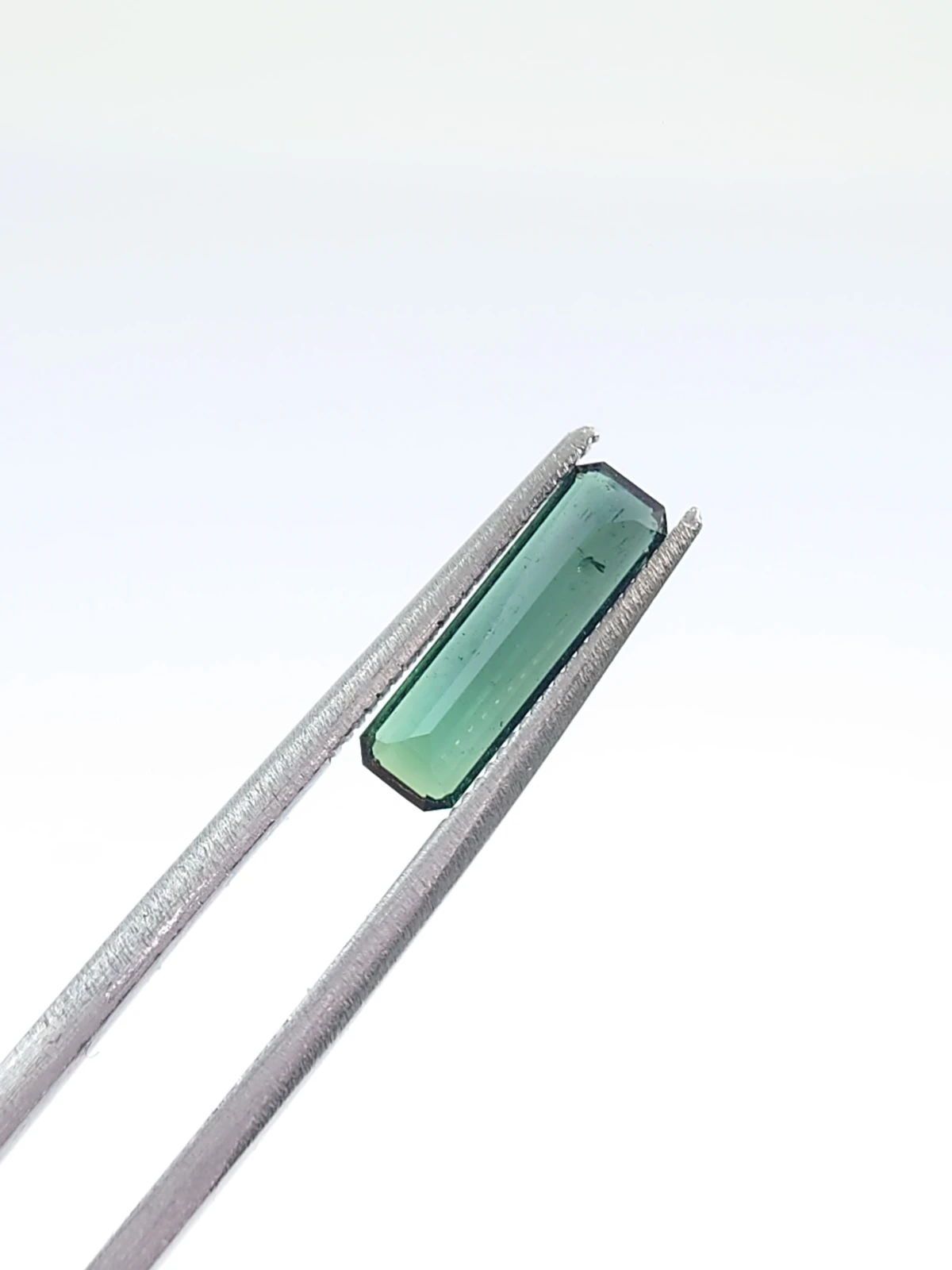 1.24ct Natural Teal Tourmaline Octagon Step Cut Loose Gemstone From Afghanistan