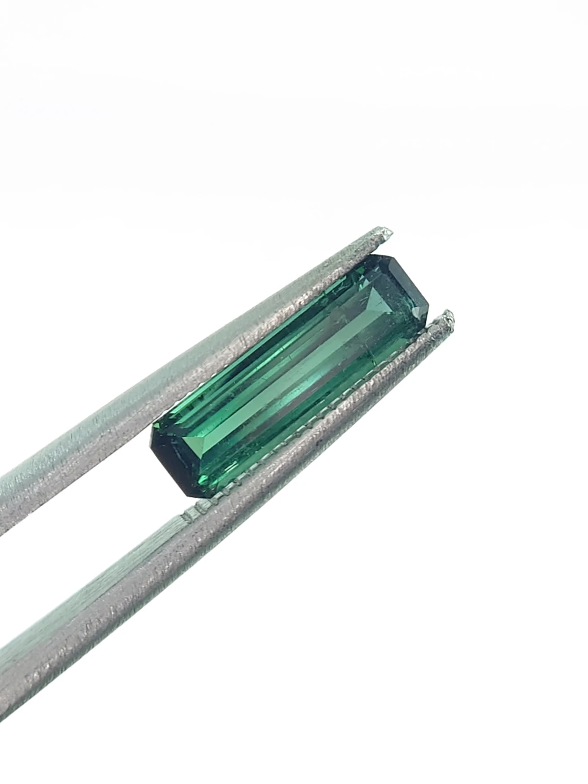 1.24ct Natural Teal Tourmaline Octagon Step Cut Loose Gemstone From Afghanistan
