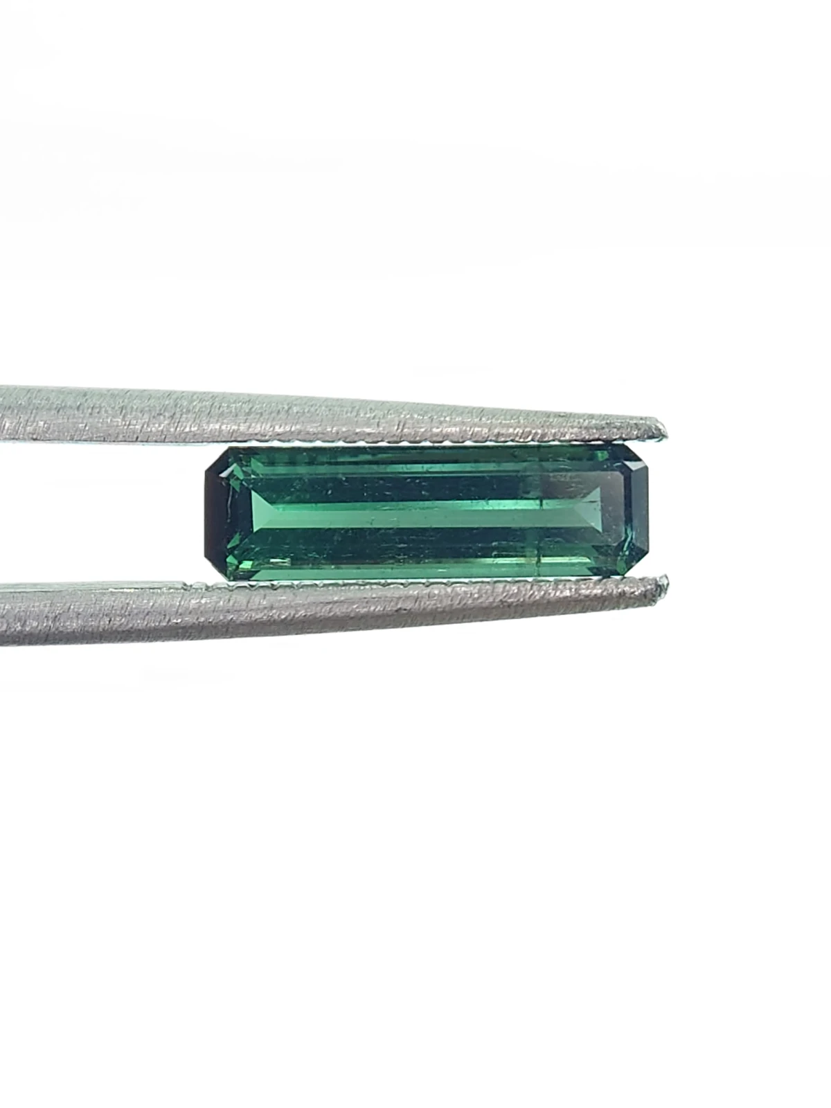 1.24ct Natural Teal Tourmaline Octagon Step Cut Loose Gemstone From Afghanistan