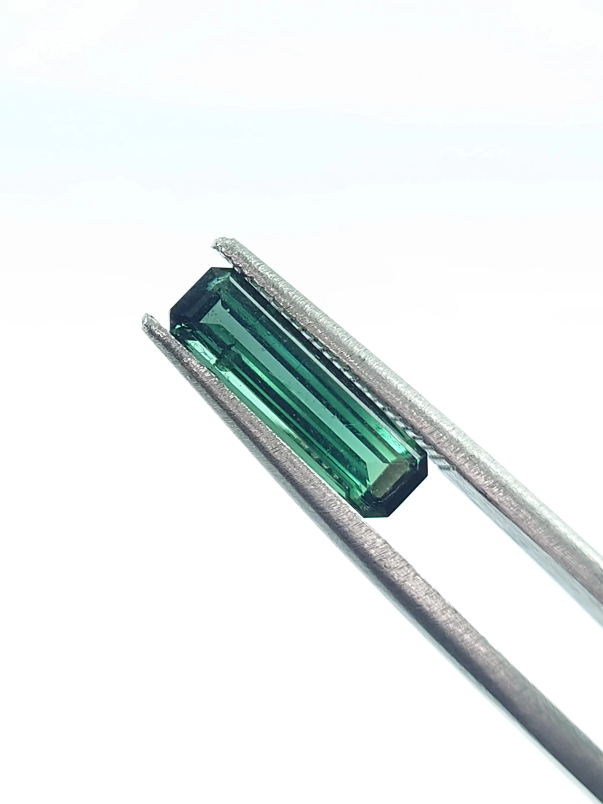 1.24ct Natural Teal Tourmaline Octagon Step Cut Loose Gemstone From Afghanistan