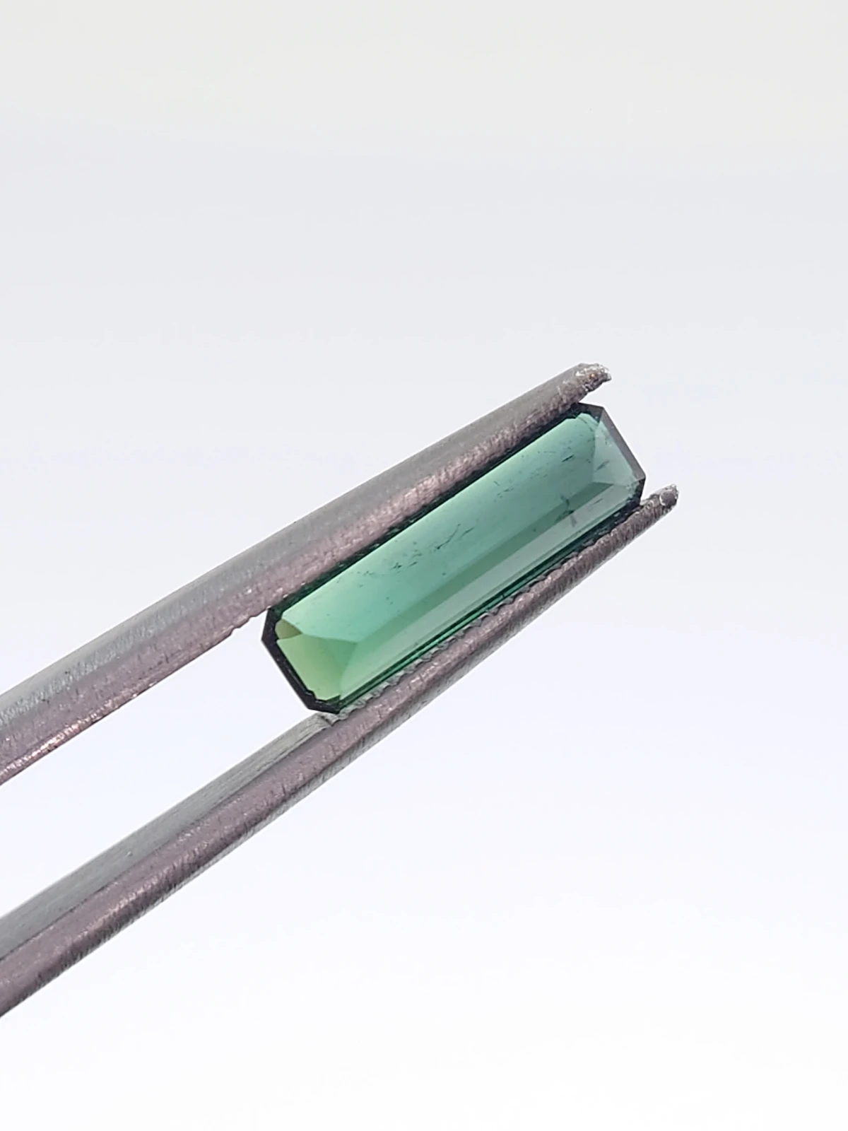 1.24ct Natural Teal Tourmaline Octagon Step Cut Loose Gemstone From Afghanistan