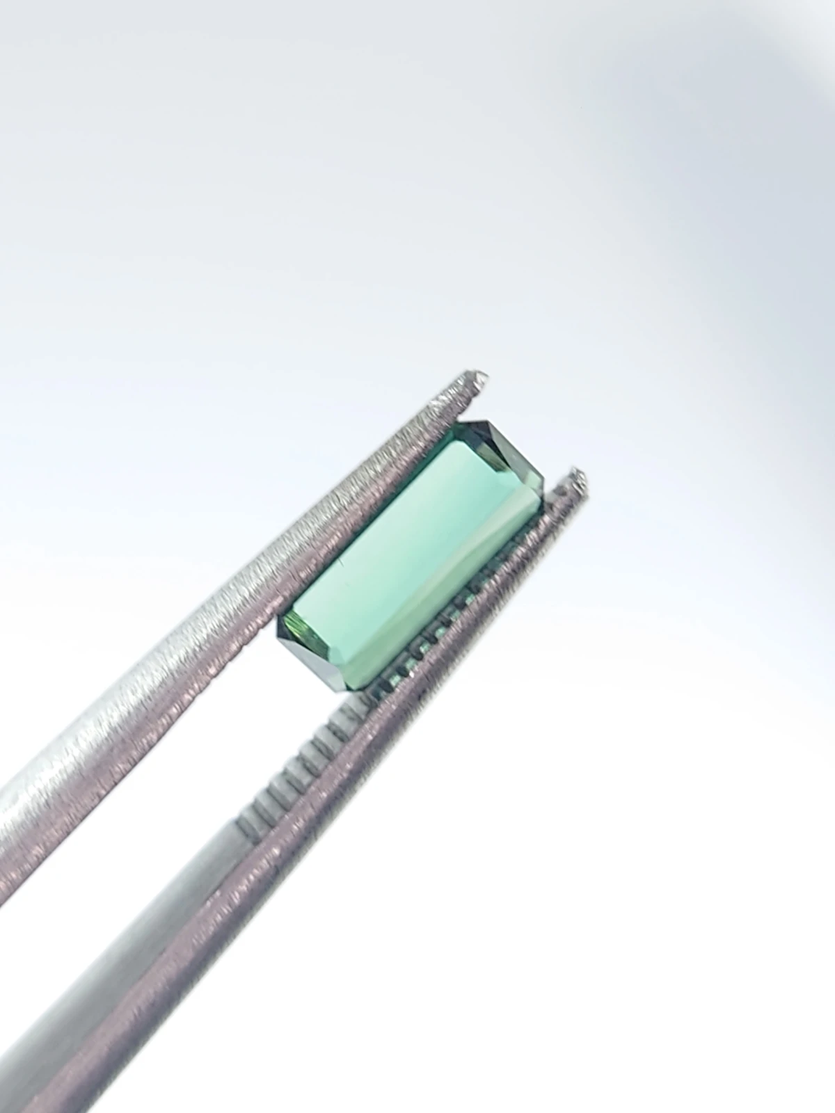 0.71ct Natural Green Tourmaline Octagon Step Cut Loose Gemstone From Afghanistan