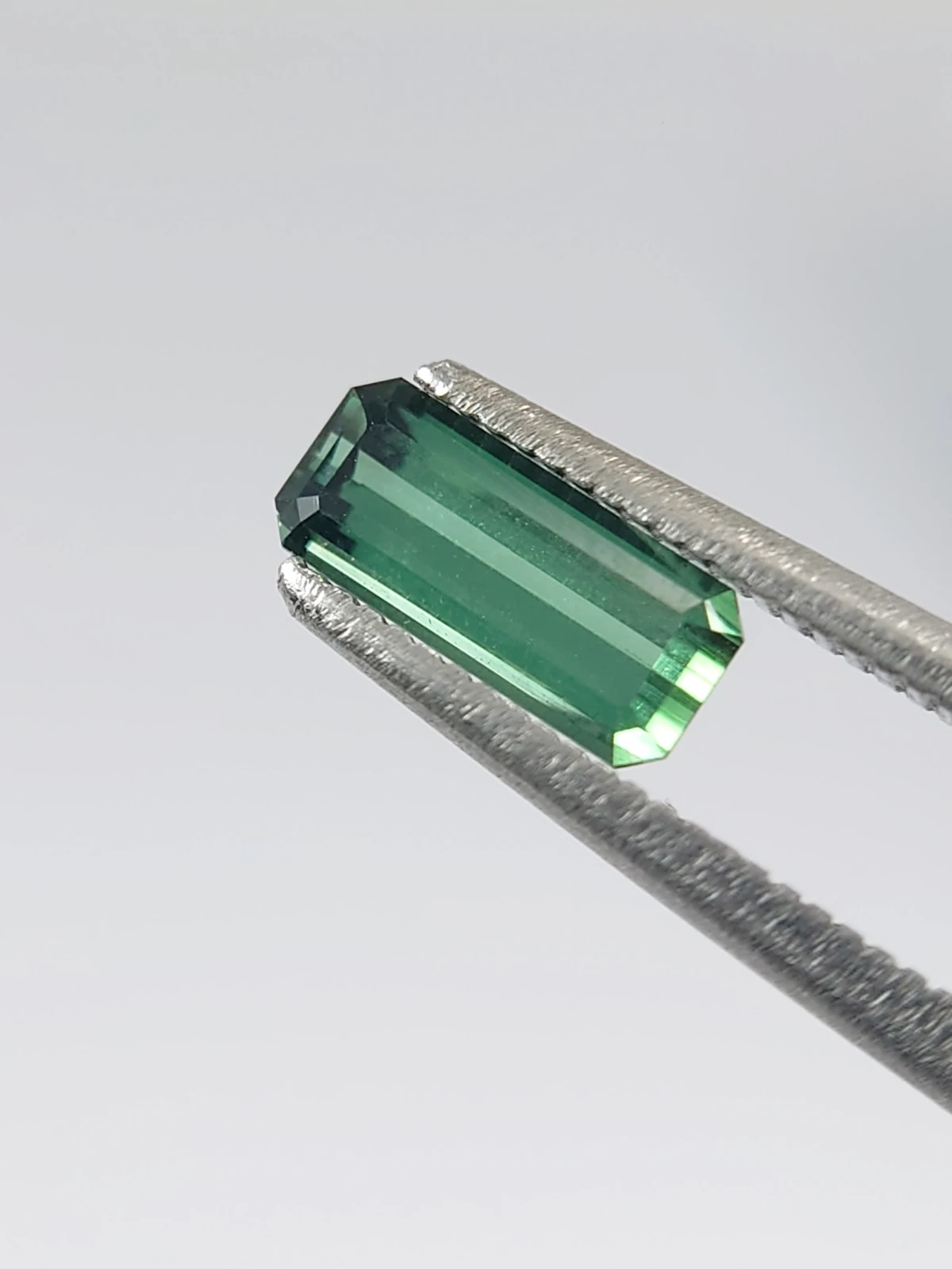 0.71ct Natural Green Tourmaline Octagon Step Cut Loose Gemstone From Afghanistan