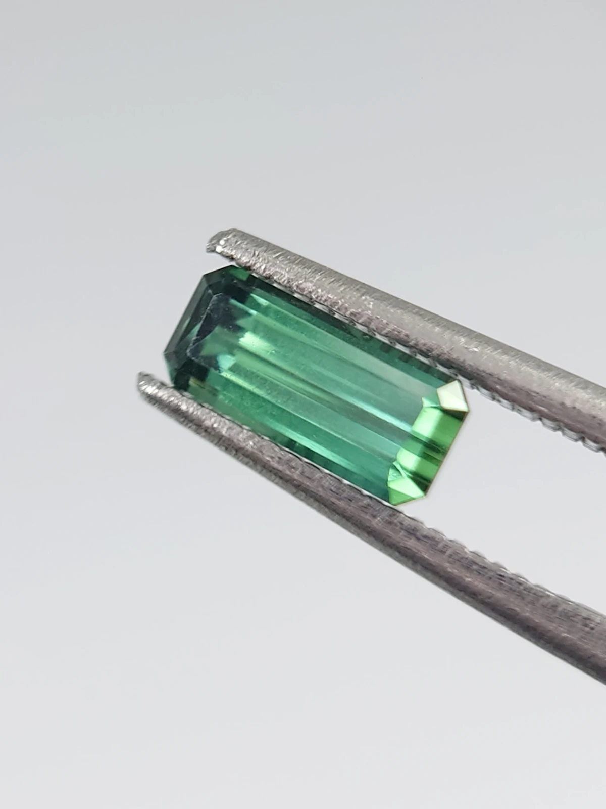 0.71ct Natural Green Tourmaline Octagon Step Cut Loose Gemstone From Afghanistan