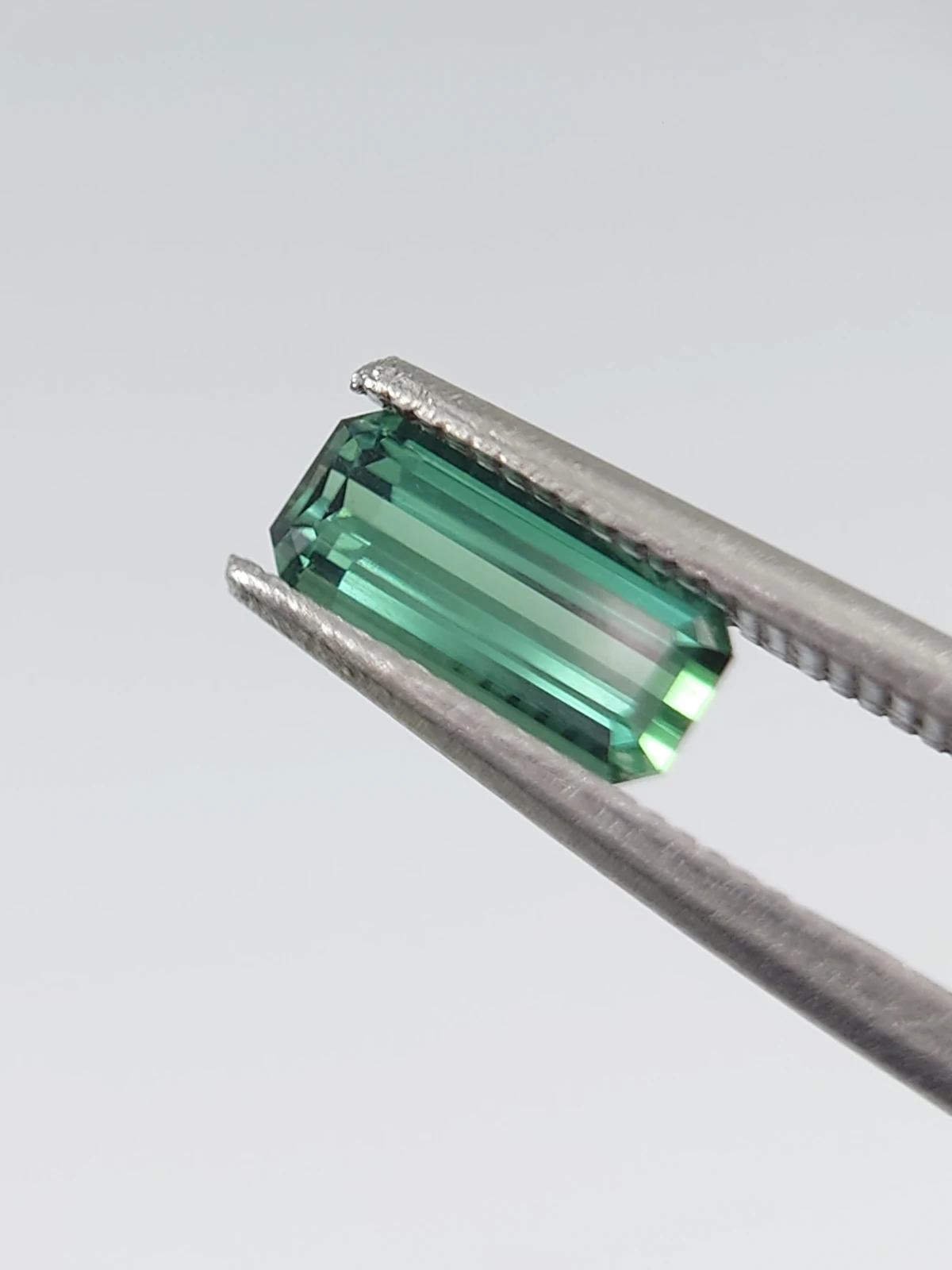 0.71ct Natural Green Tourmaline Octagon Step Cut Loose Gemstone From Afghanistan