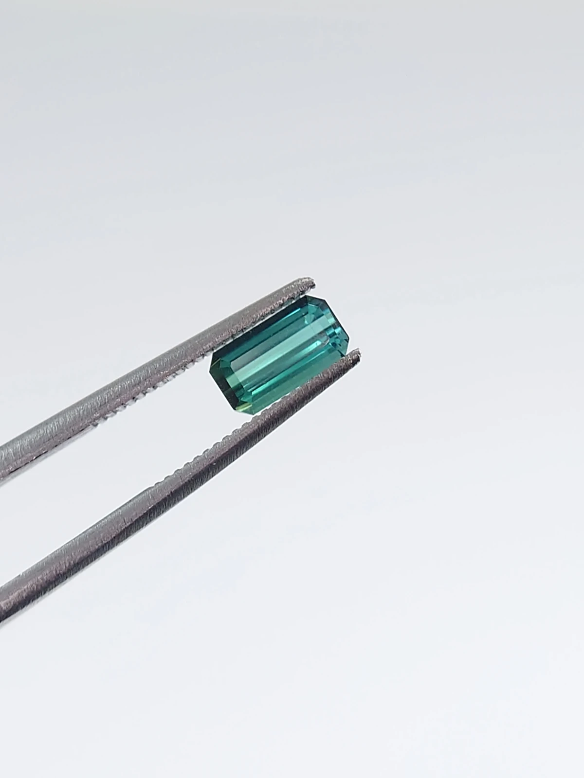 0.92ct Natural Aqua Blue Tourmaline Emerald Cut Loose Gemstone From Afghanistan