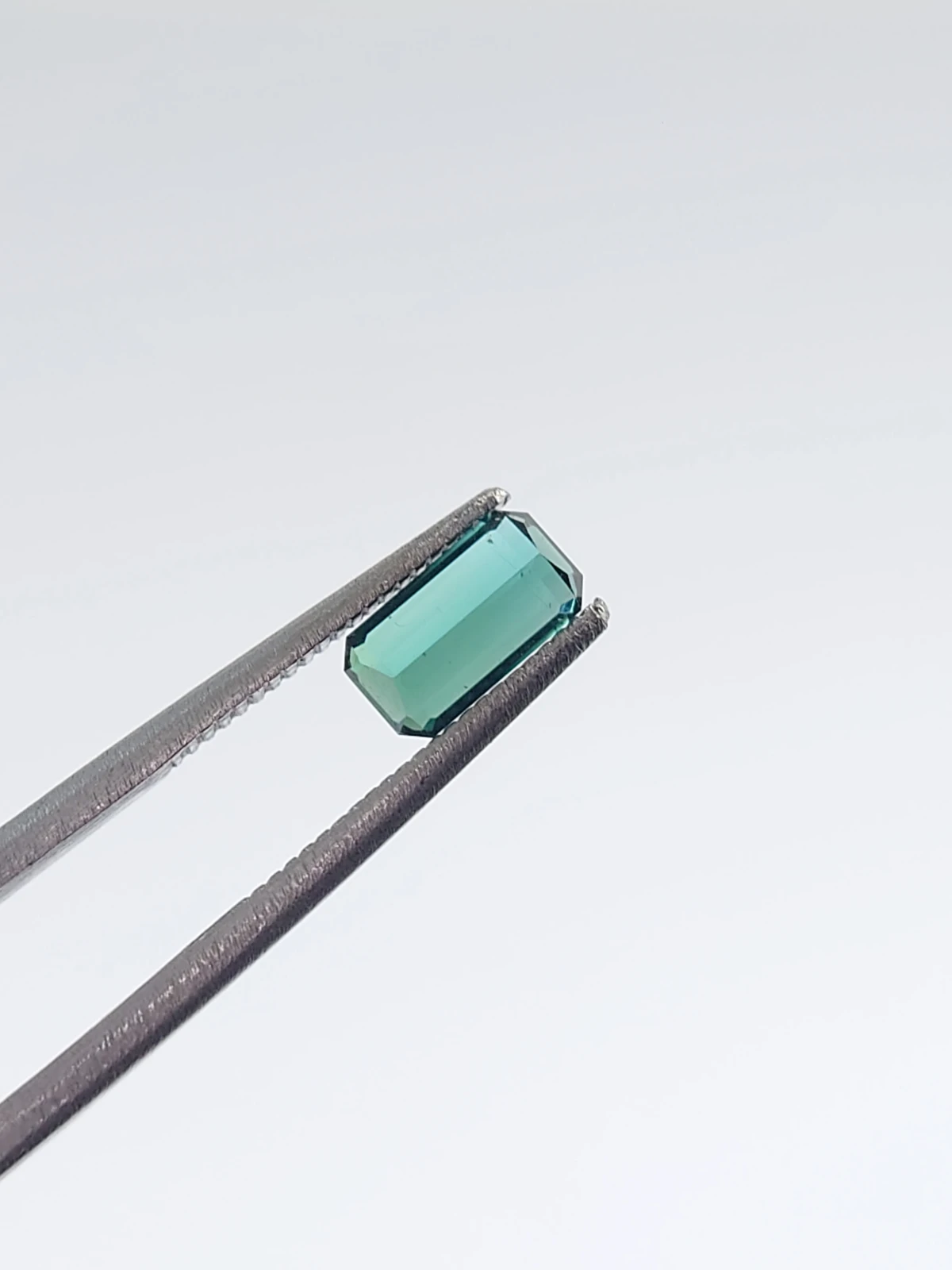 0.92ct Natural Aqua Blue Tourmaline Emerald Cut Loose Gemstone From Afghanistan