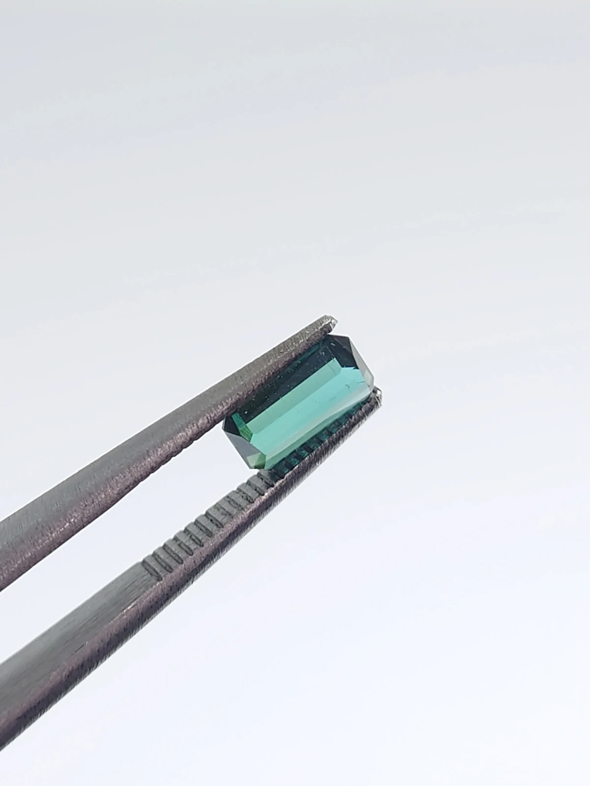 0.92ct Natural Aqua Blue Tourmaline Emerald Cut Loose Gemstone From Afghanistan