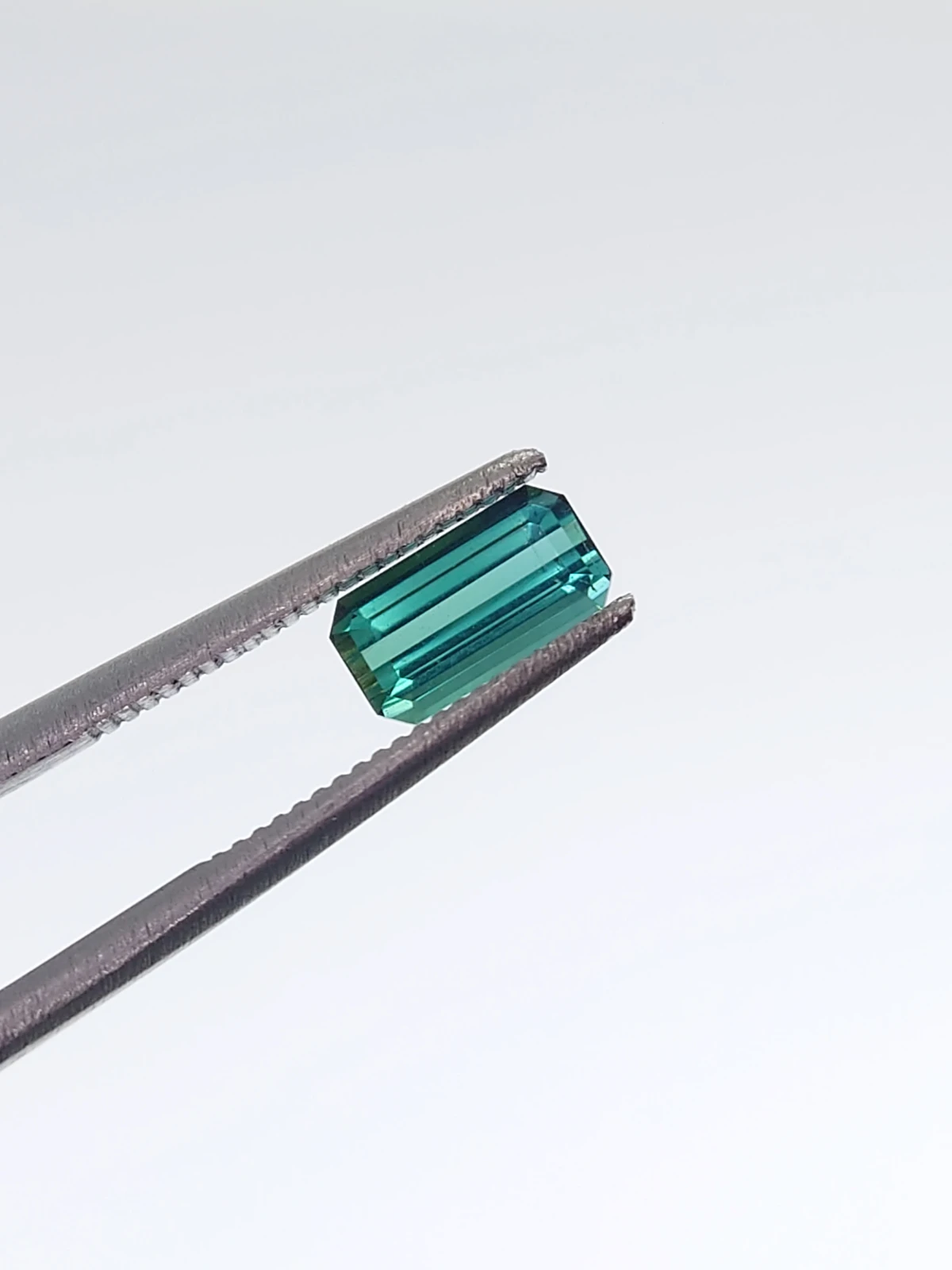 0.92ct Natural Aqua Blue Tourmaline Emerald Cut Loose Gemstone From Afghanistan