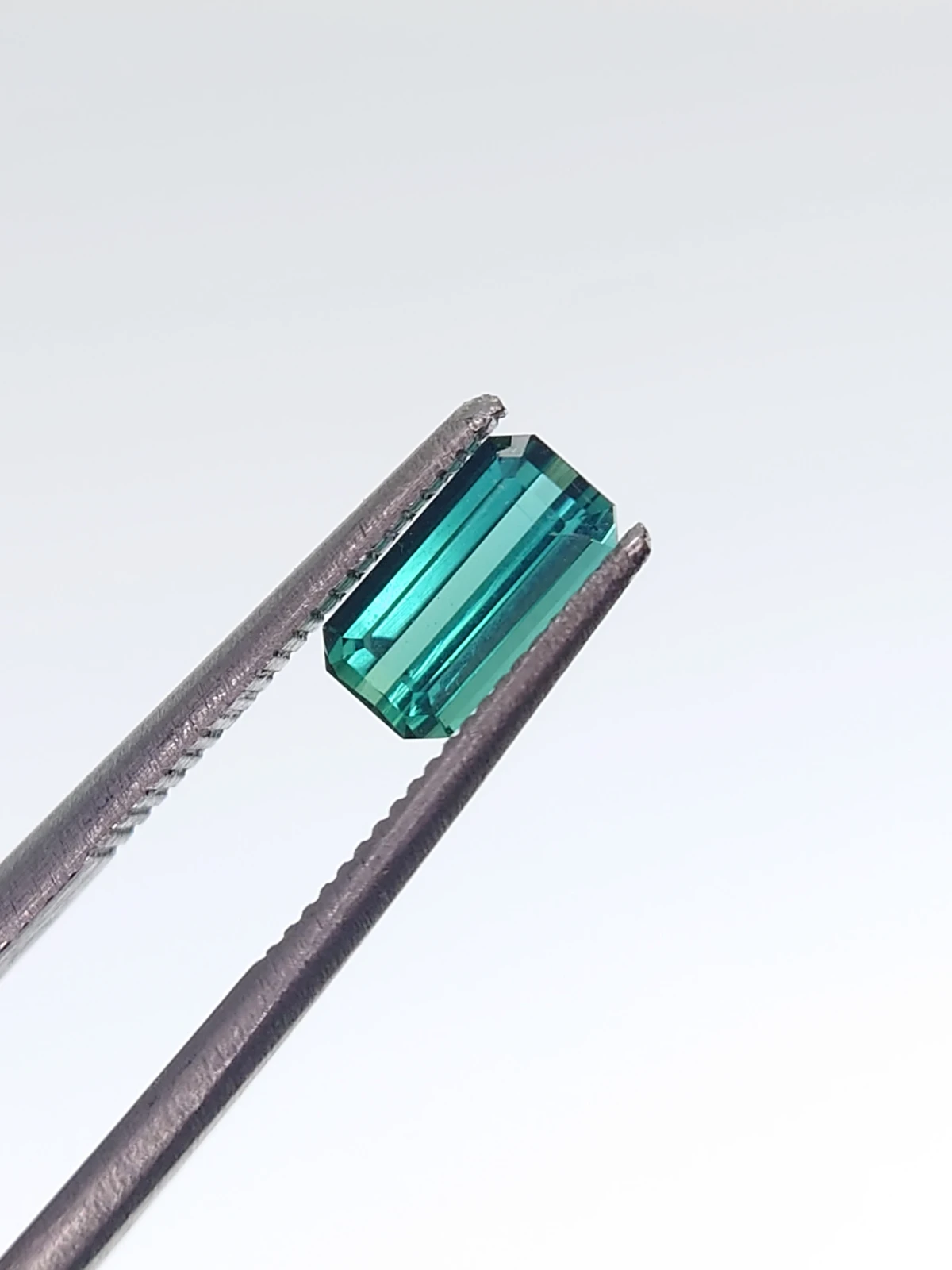 0.92ct Natural Aqua Blue Tourmaline Emerald Cut Loose Gemstone From Afghanistan