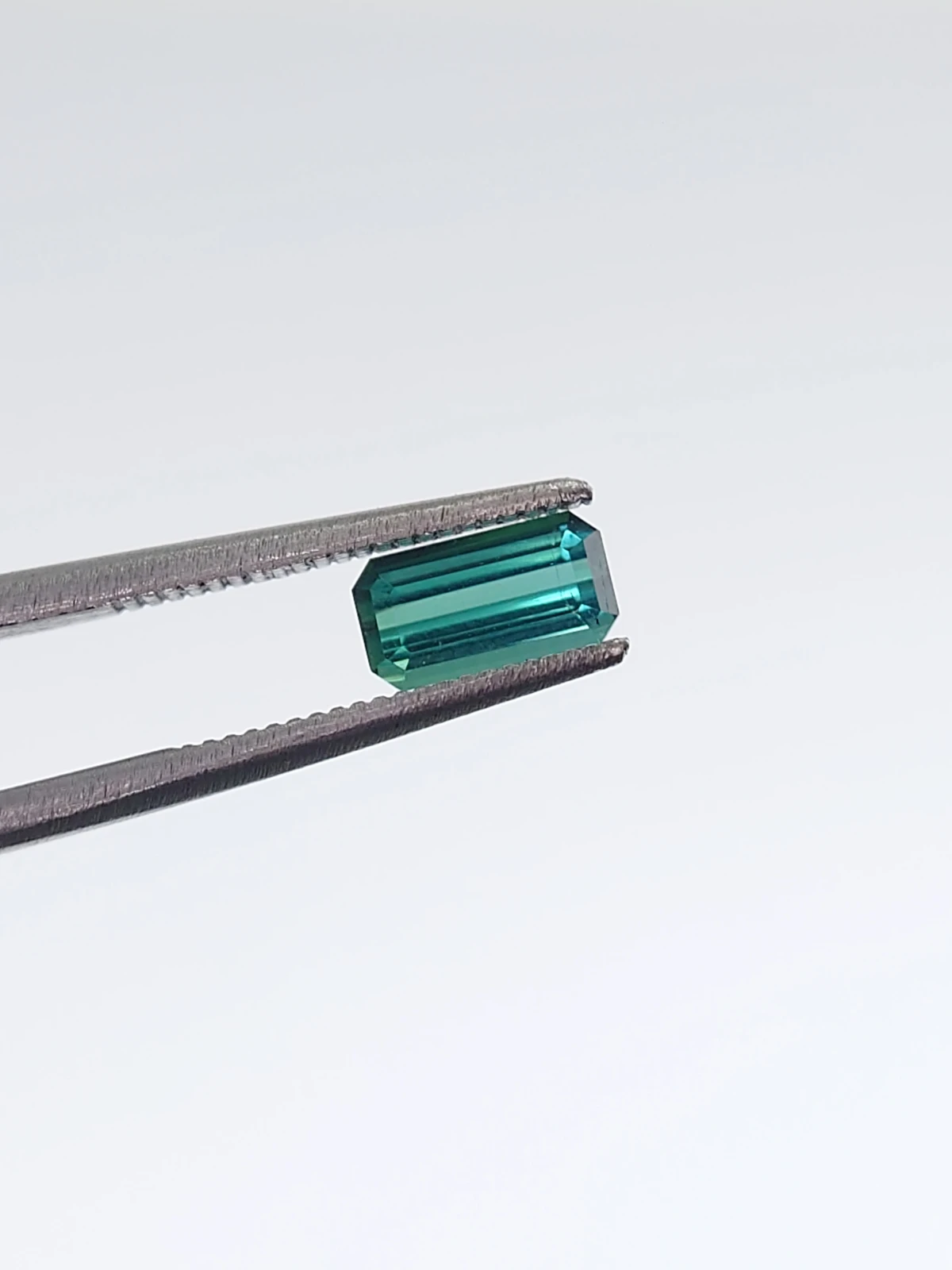 0.92ct Natural Aqua Blue Tourmaline Emerald Cut Loose Gemstone From Afghanistan