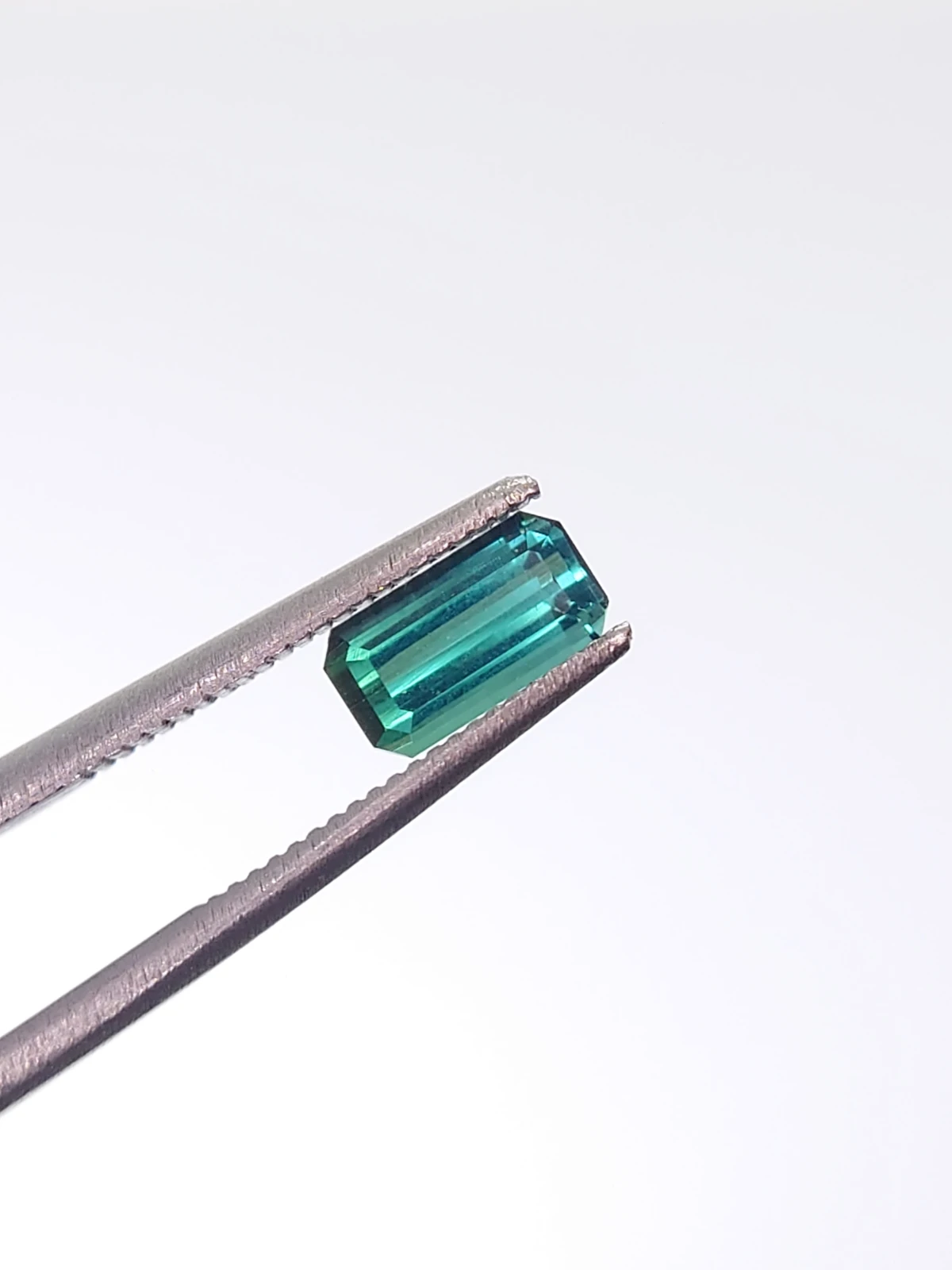 0.92ct Natural Aqua Blue Tourmaline Emerald Cut Loose Gemstone From Afghanistan