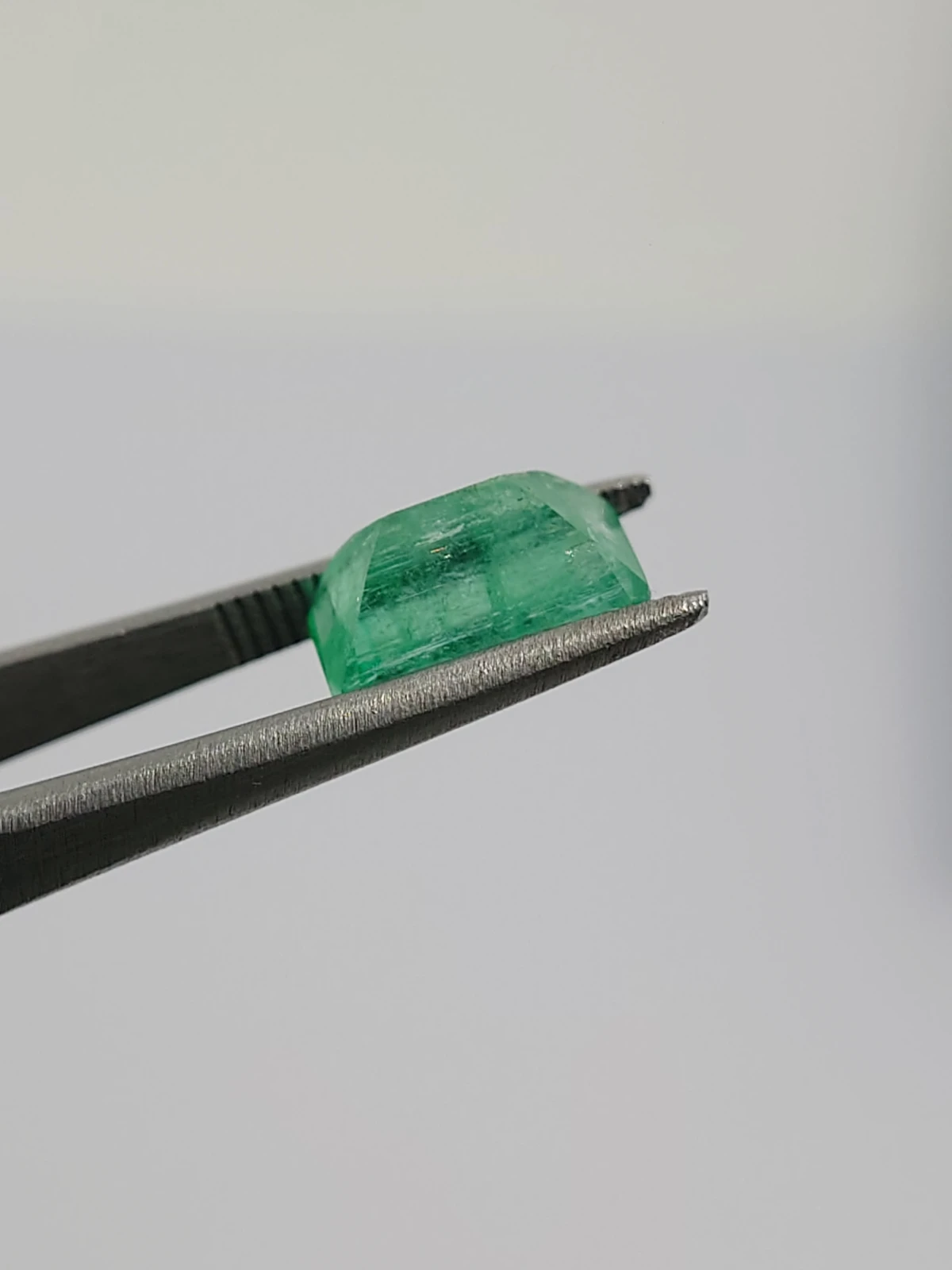 2.5ct Natural Emerald Octagon Cut Loose Gemstone From Panjshir Afghanistan